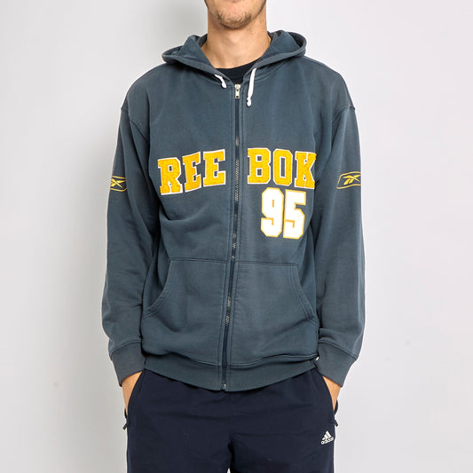 Reebok Spellout Zip Up Hoodie - S