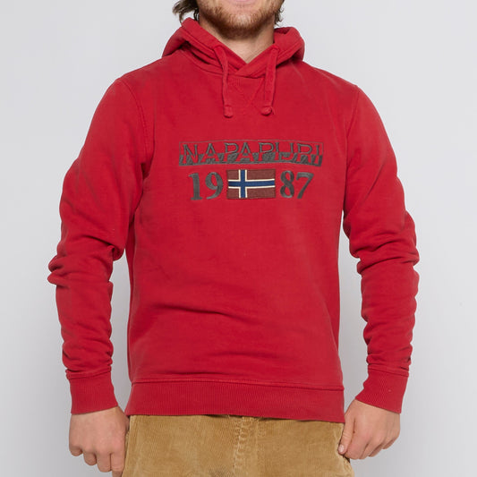 Napapijri Logo Embroided Hoodie - S