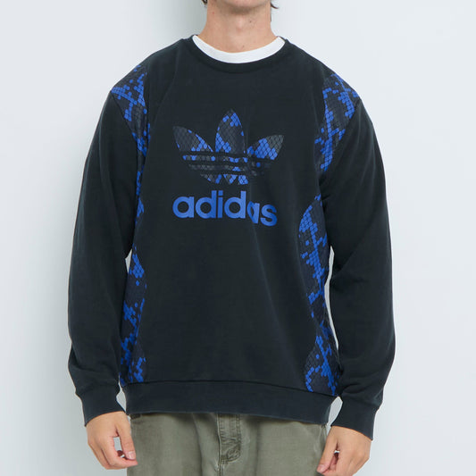 Adidas Scales Detail Crewneck Sweater - XL