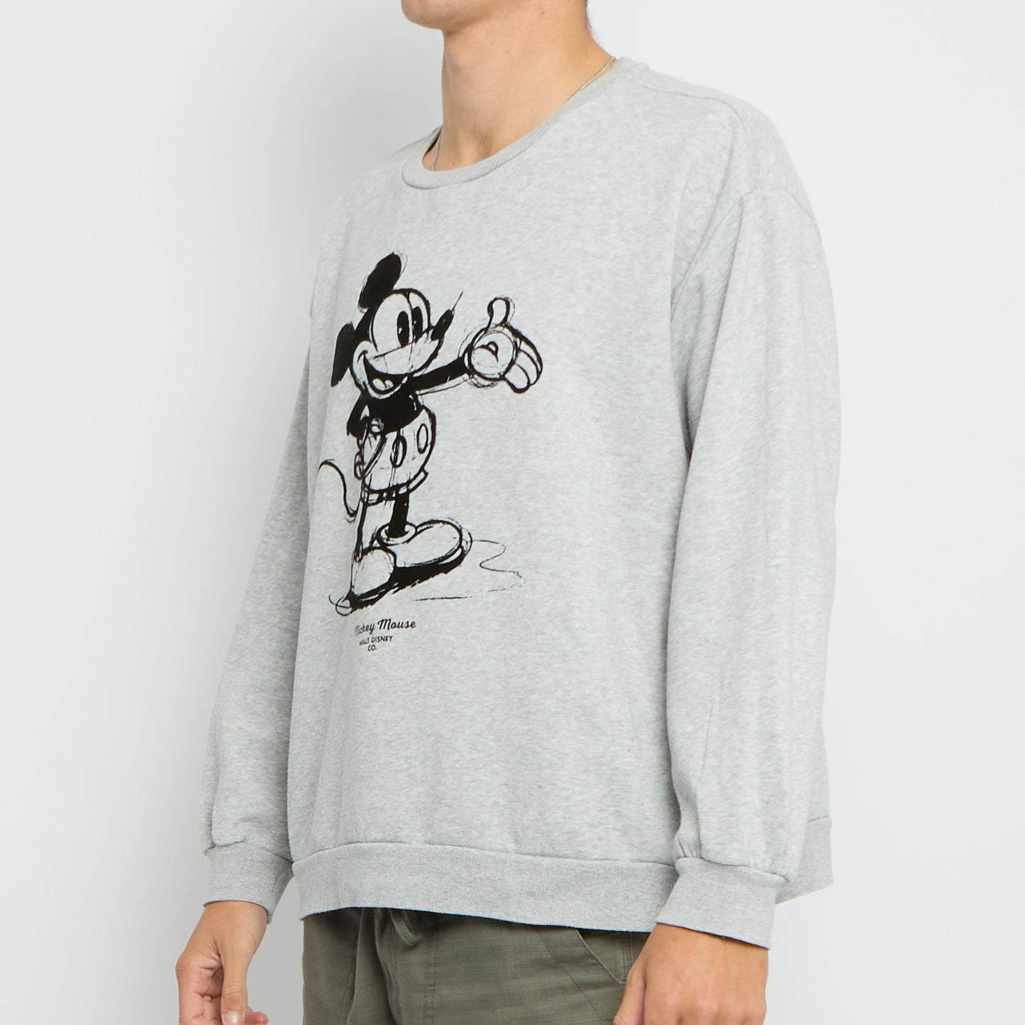 Disney Mickey Mouse Graphic Crewneck Sweater - XL