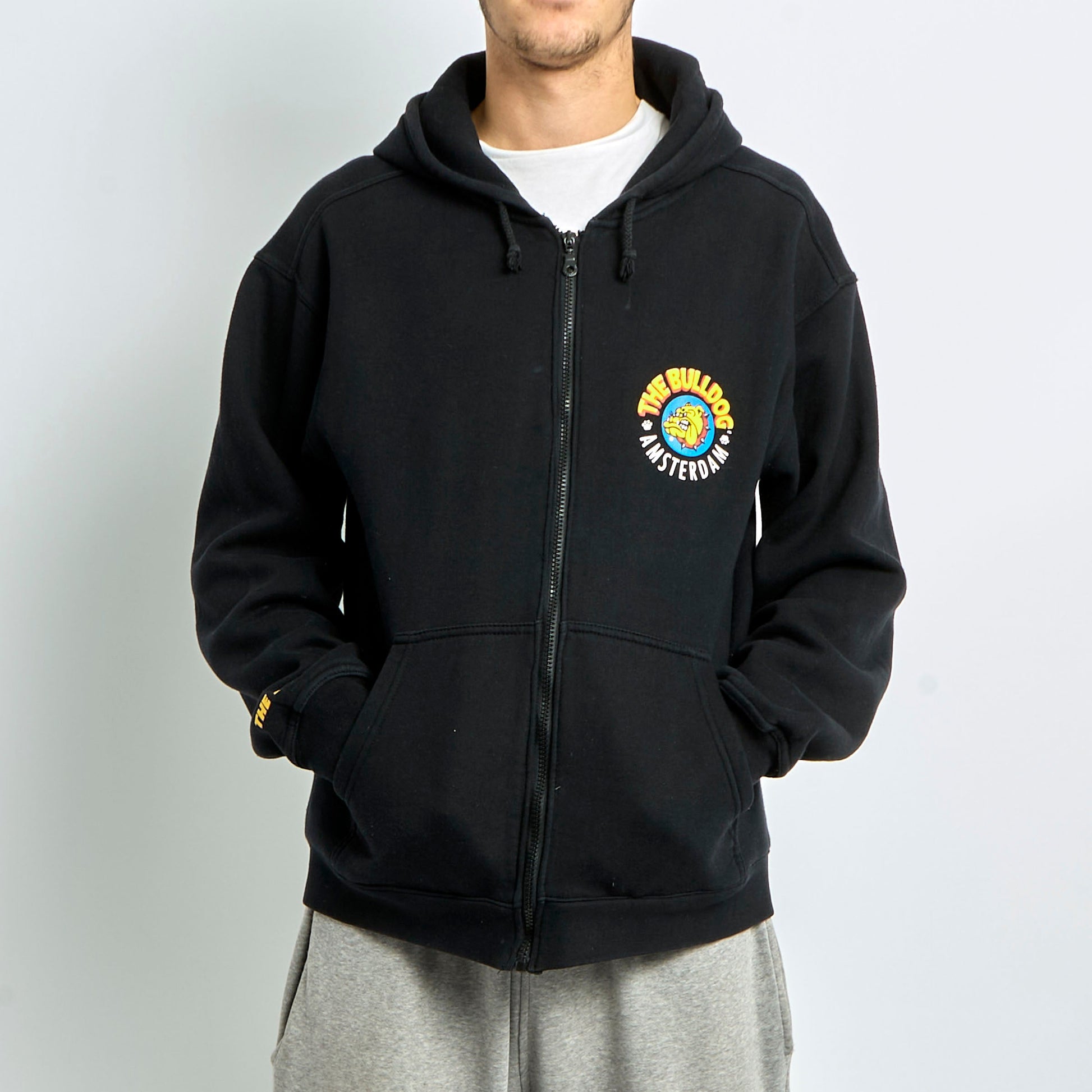 Graphic Logo Zip Up Hoodie - XL