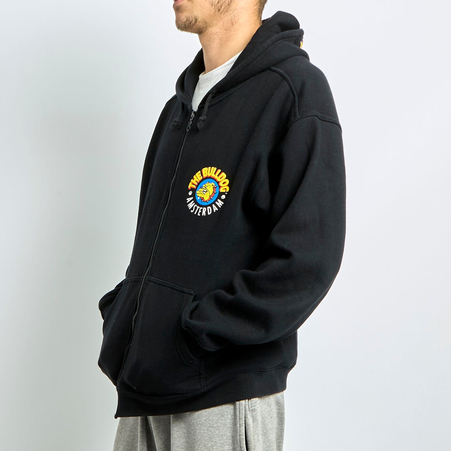 Graphic Logo Zip Up Hoodie - XL