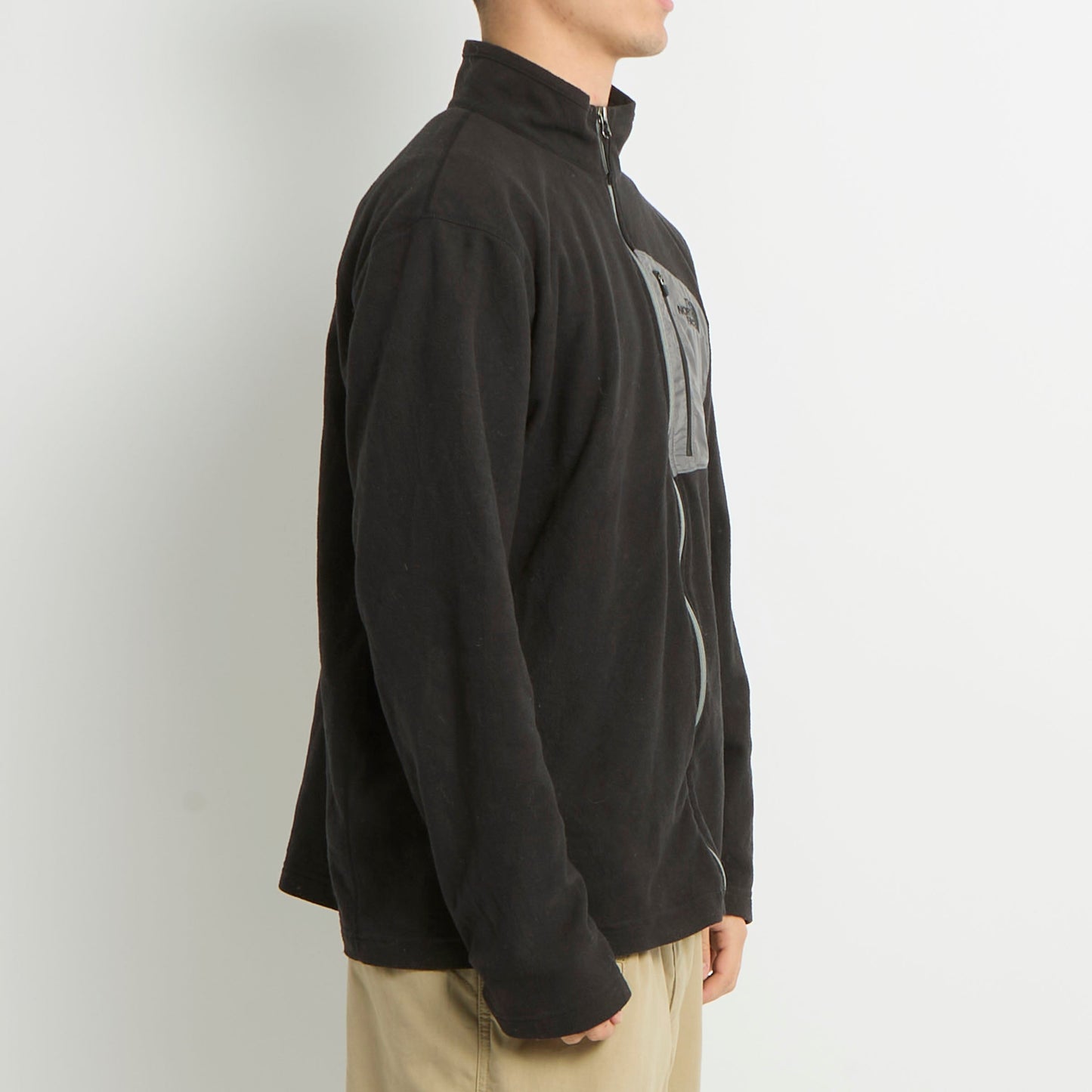 The North Face Logo Zip Up Sweater - XL