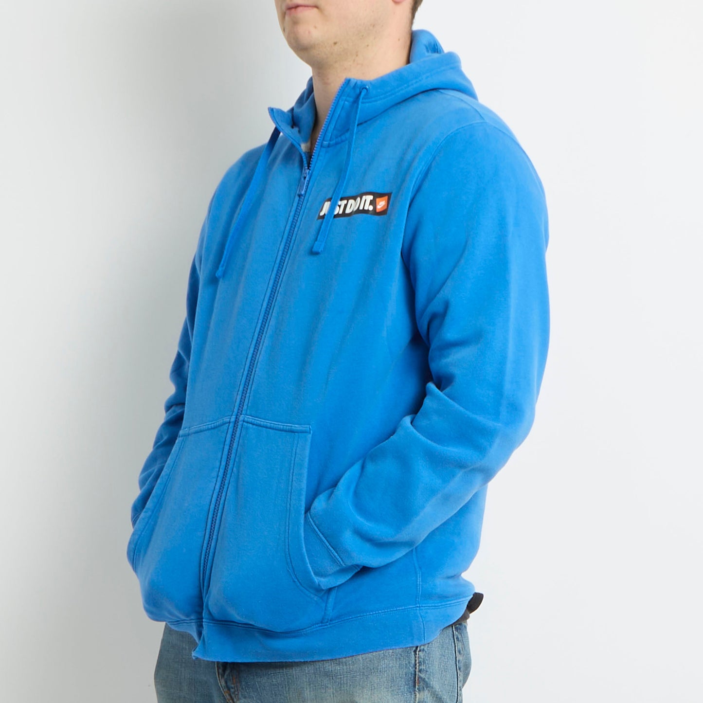 Nike Logo Zip Up Hoodie - XL