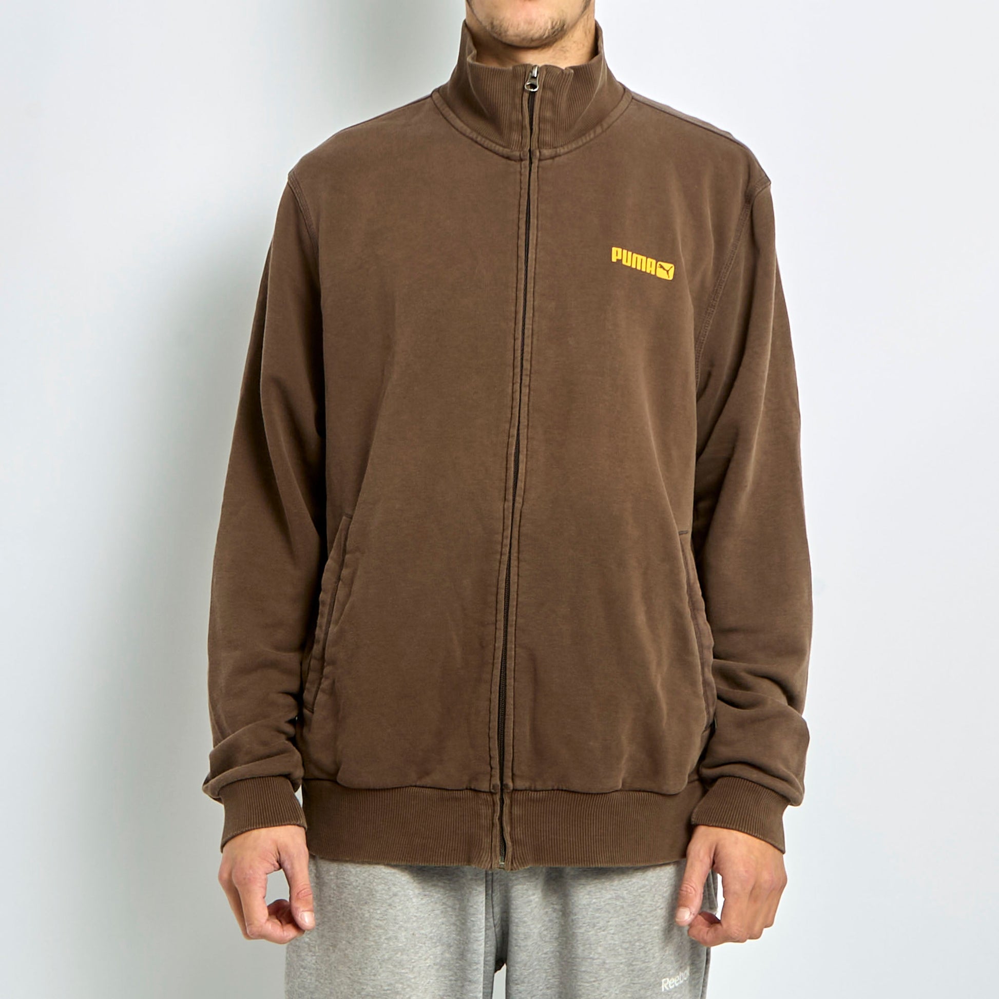 Puma Spellout Zip Up Jumper - XL