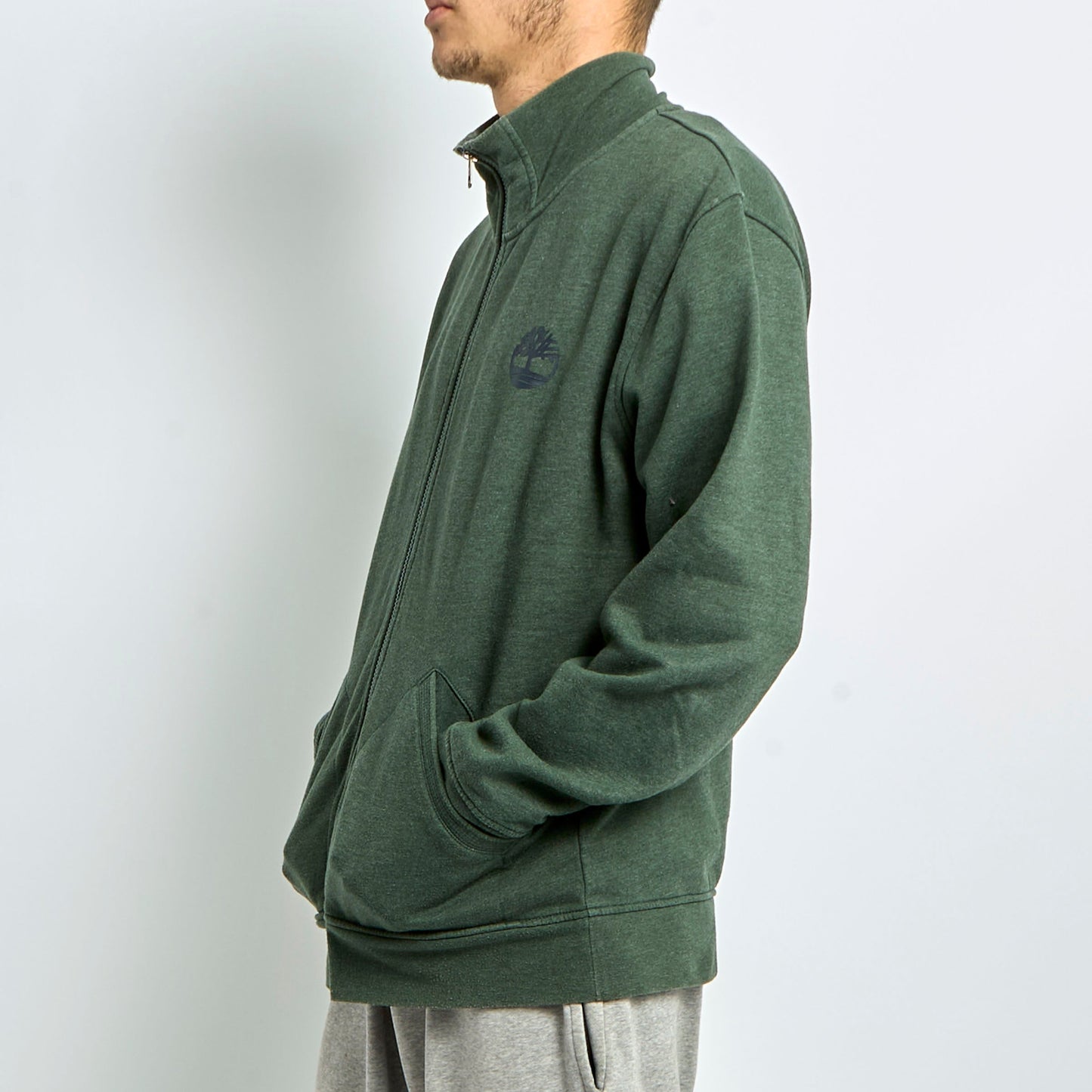 Timberland Logo Zip Up Sweater - XL