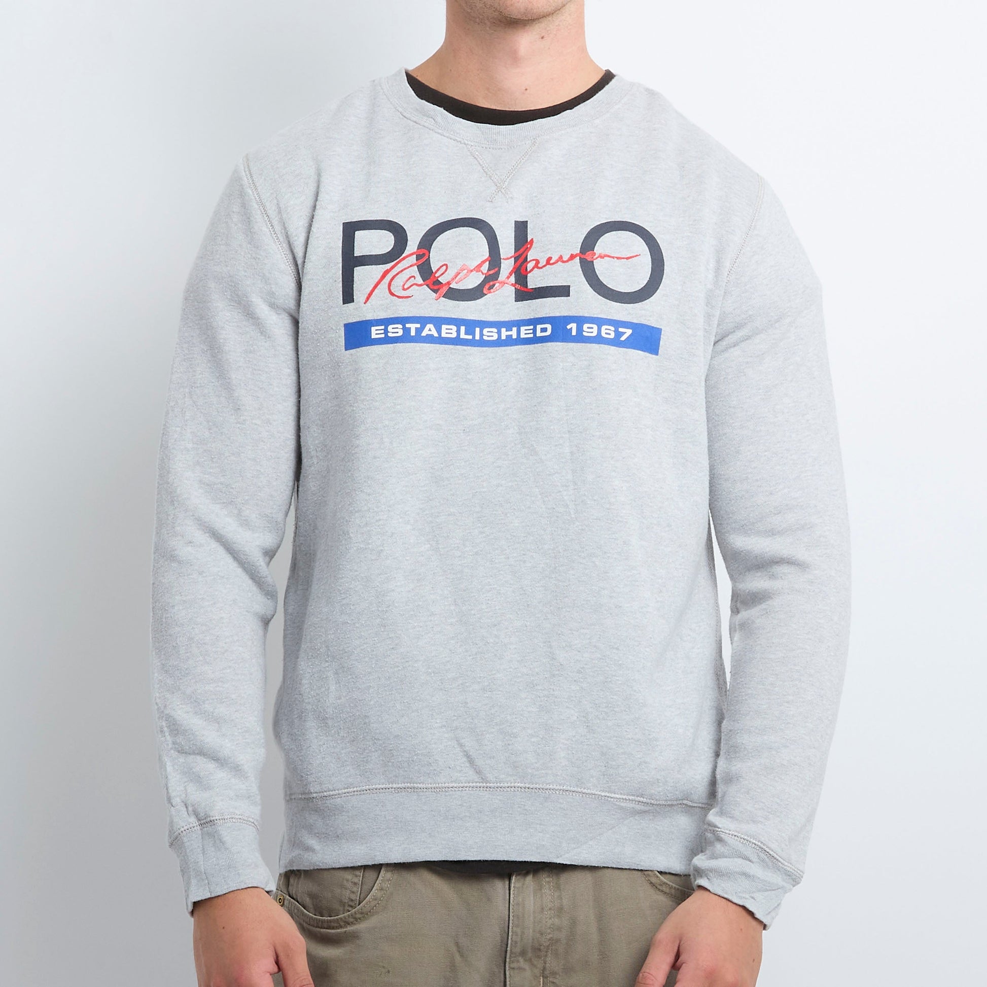 Ralph Lauren Logo Crewneck Sweater - XL