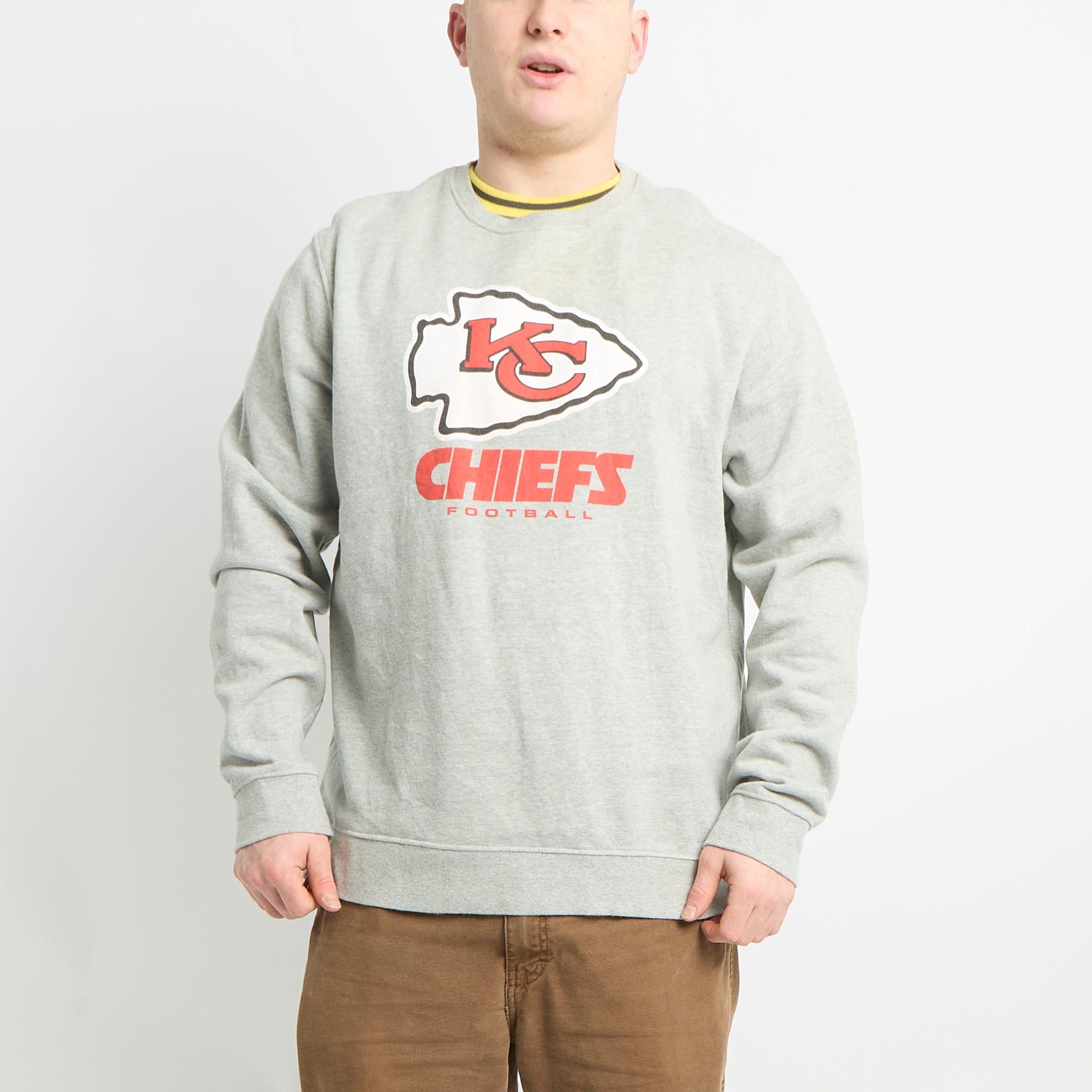 Chiefs Football Graphic Design Sweatshirt - XL