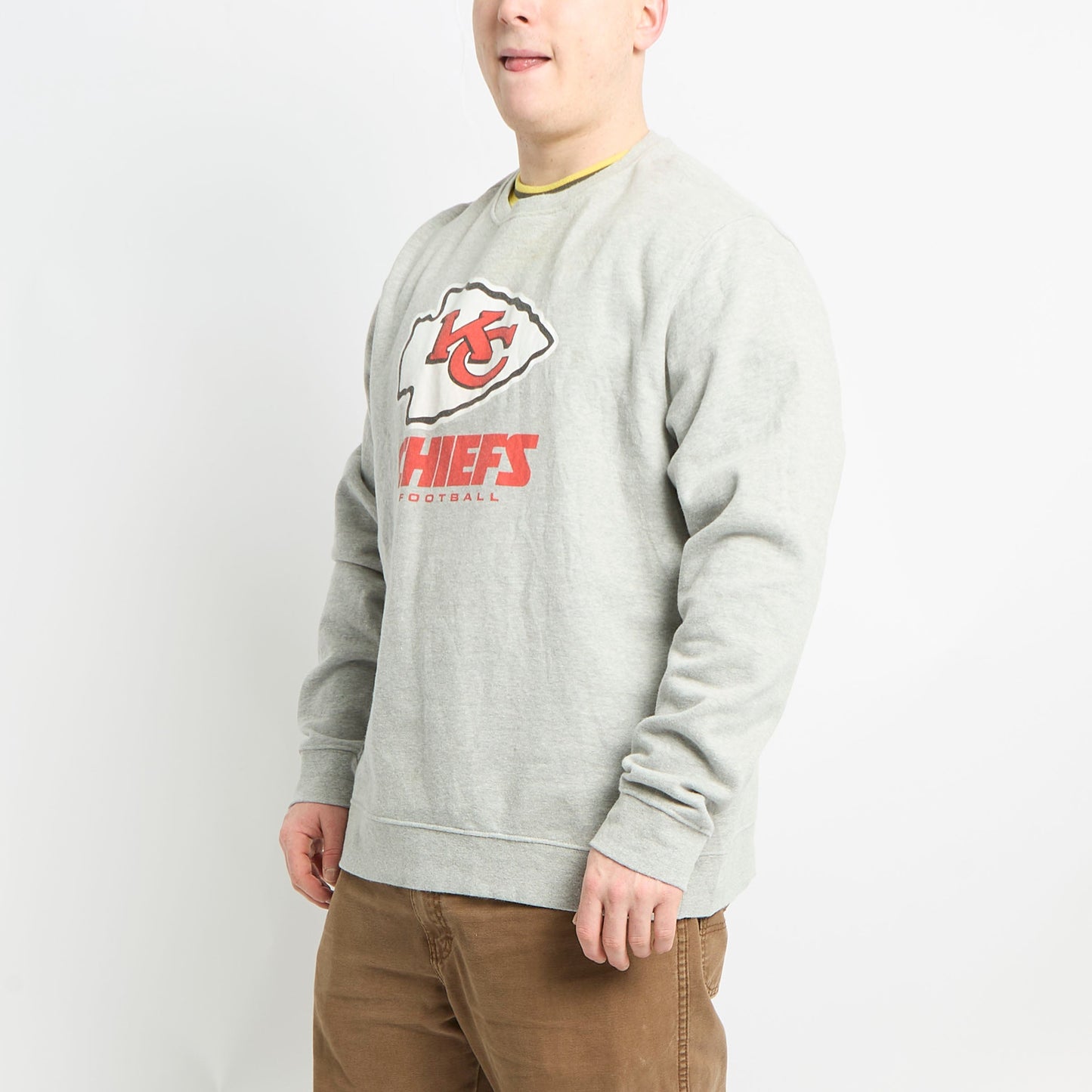 Chiefs Football Graphic Design Sweatshirt - XL