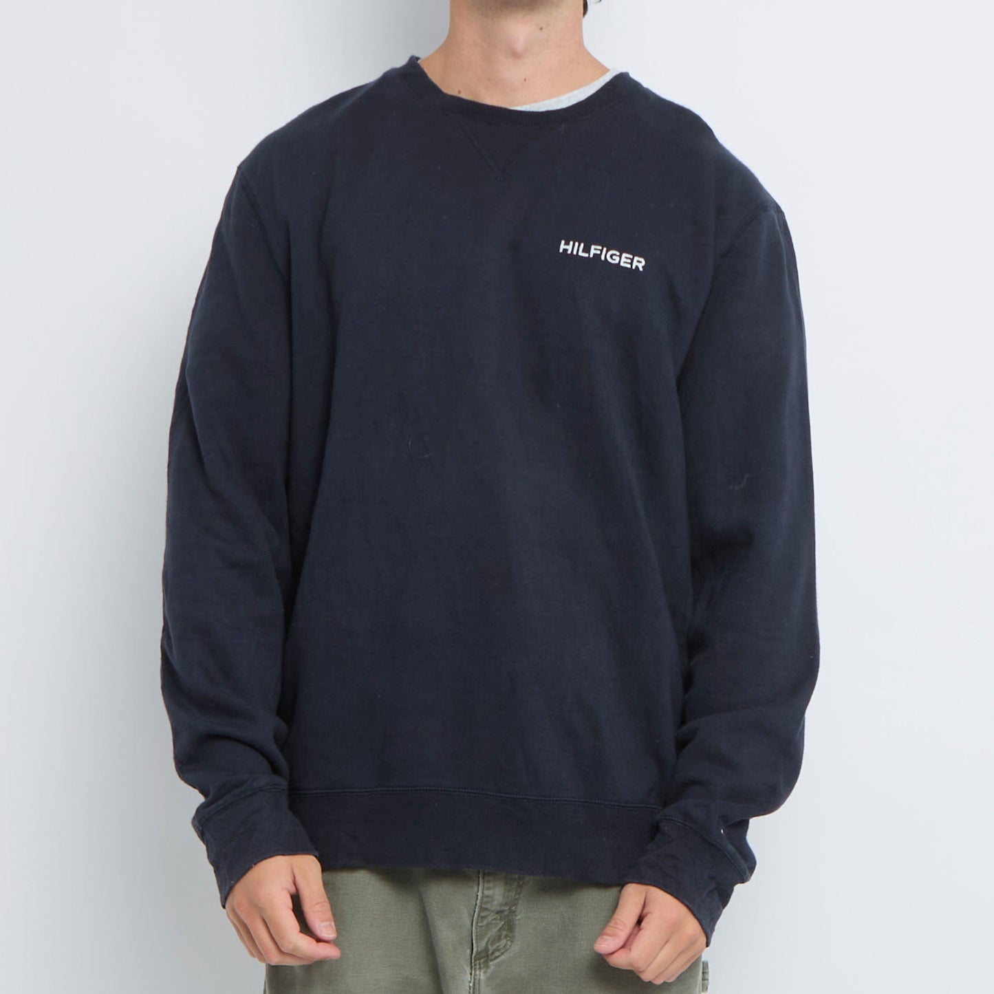 Tommy Hilfigure Spellout Crewneck - XL