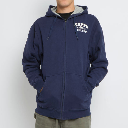 Kappa Spellout Zip Up Hoodie - XL