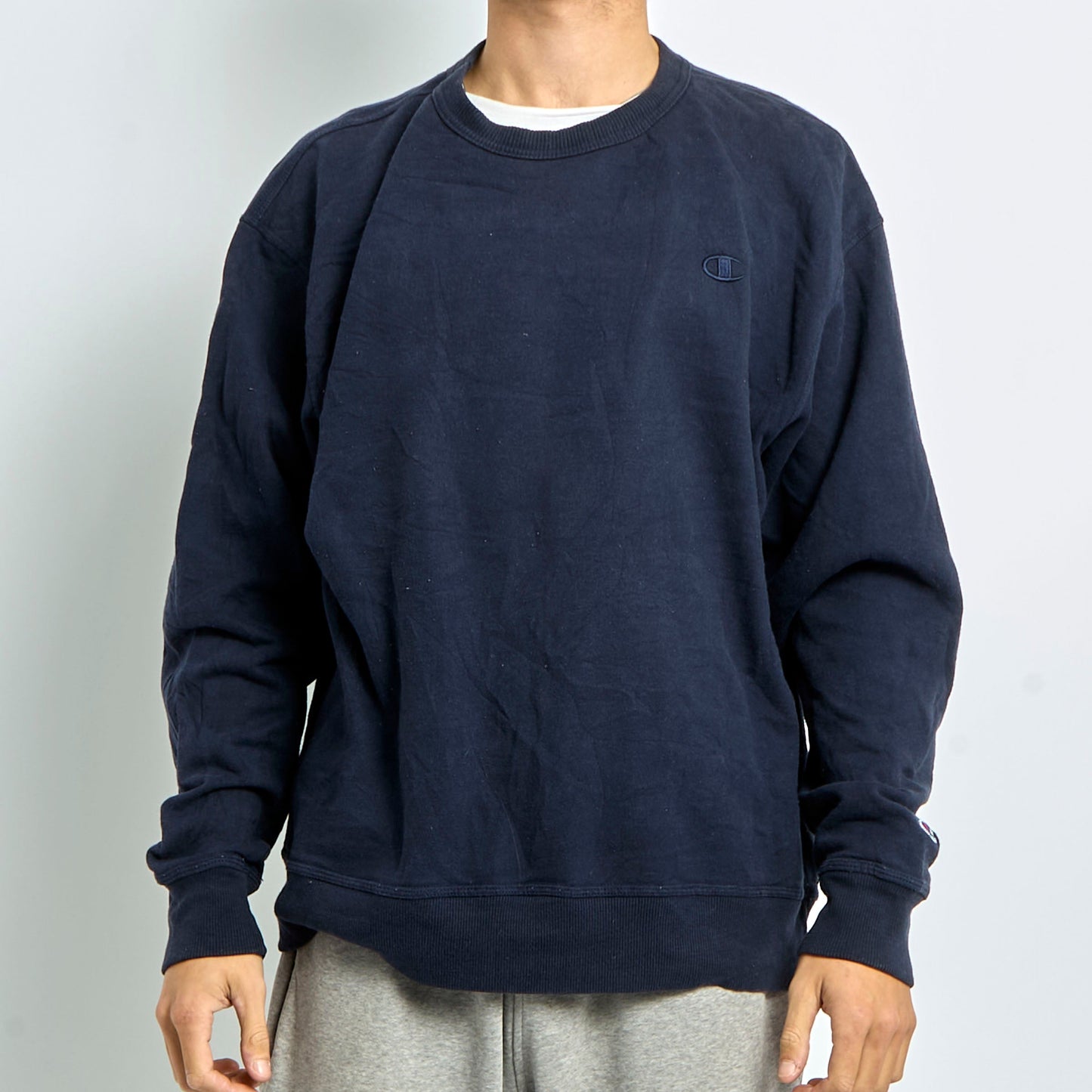 Champion Logo Crewneck Sweater - XL