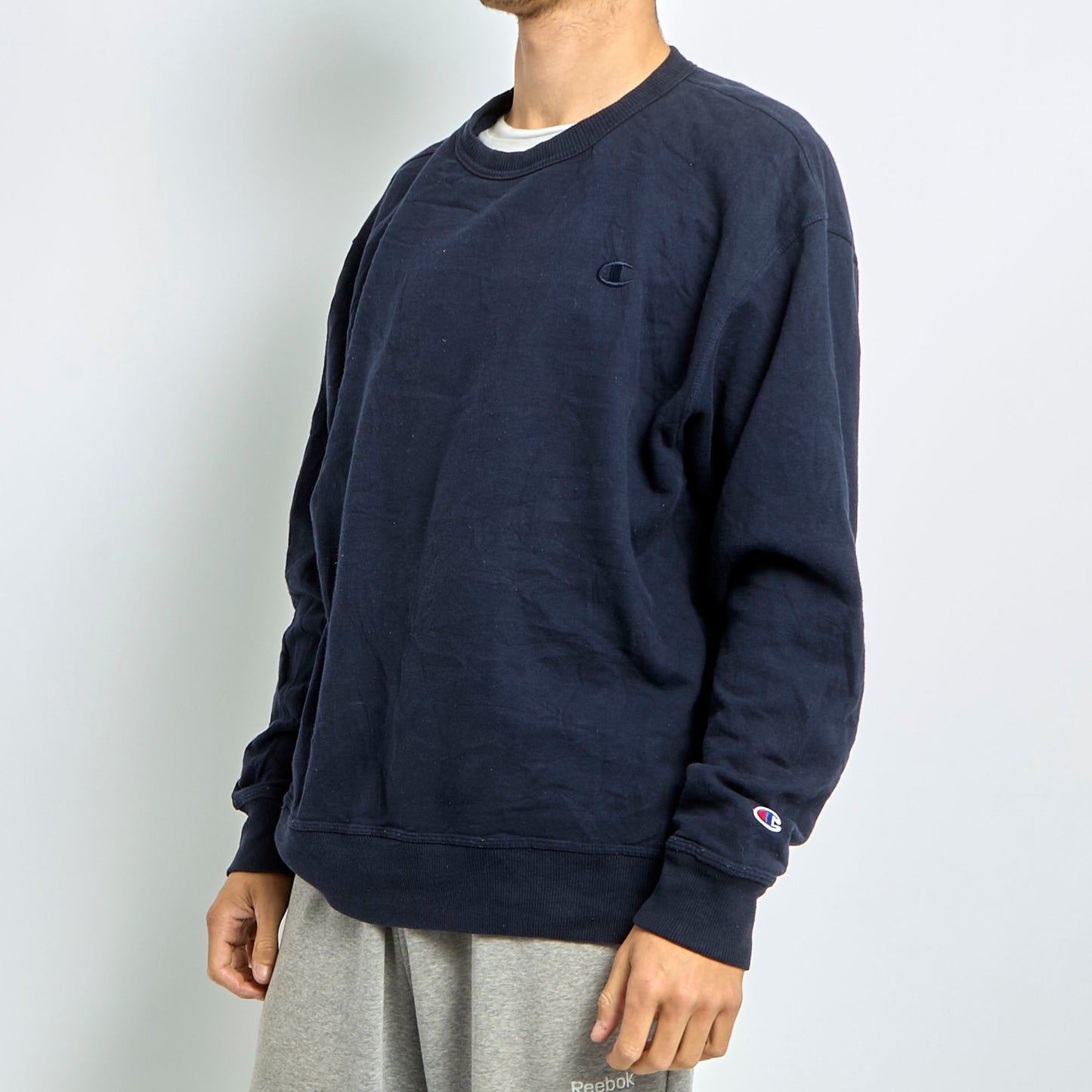 Champion Logo Crewneck Sweater - XL