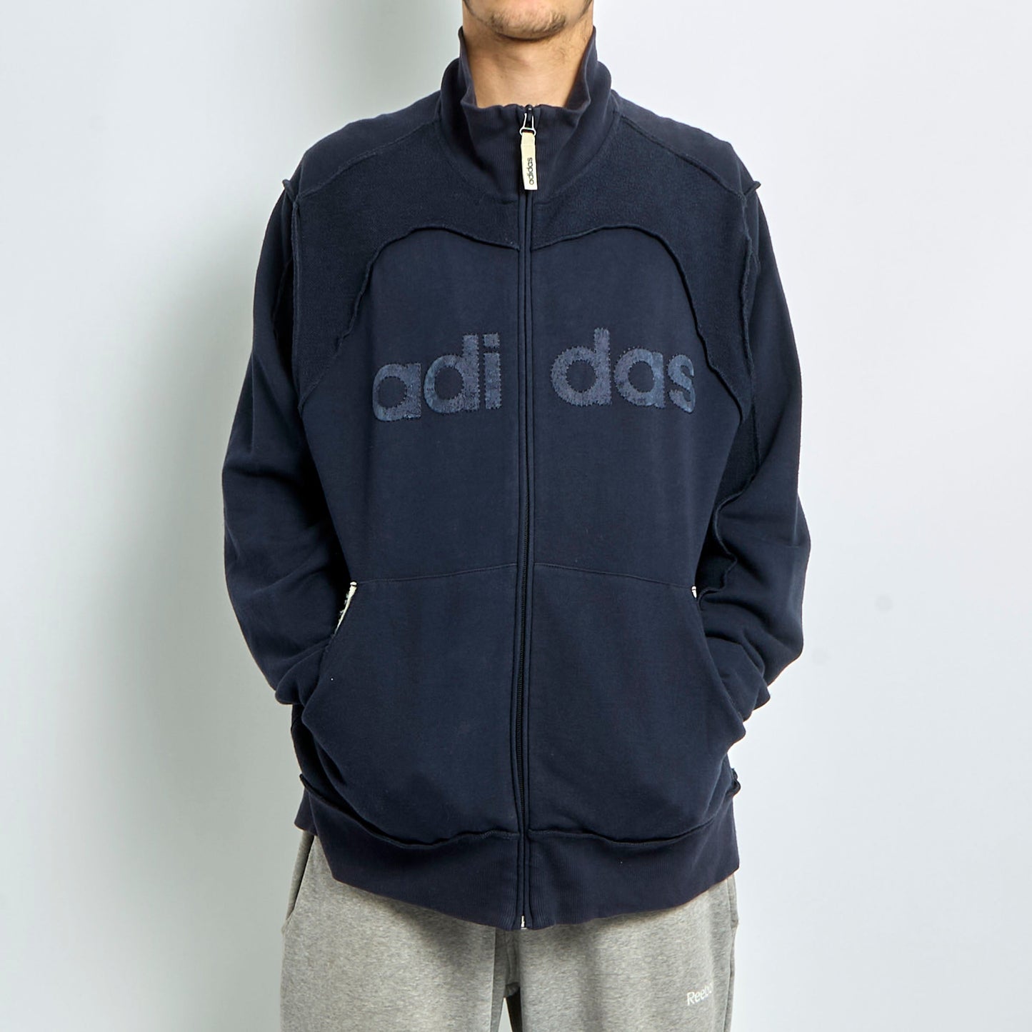 Adidas Spellout ZIp Up Hoodie - XL