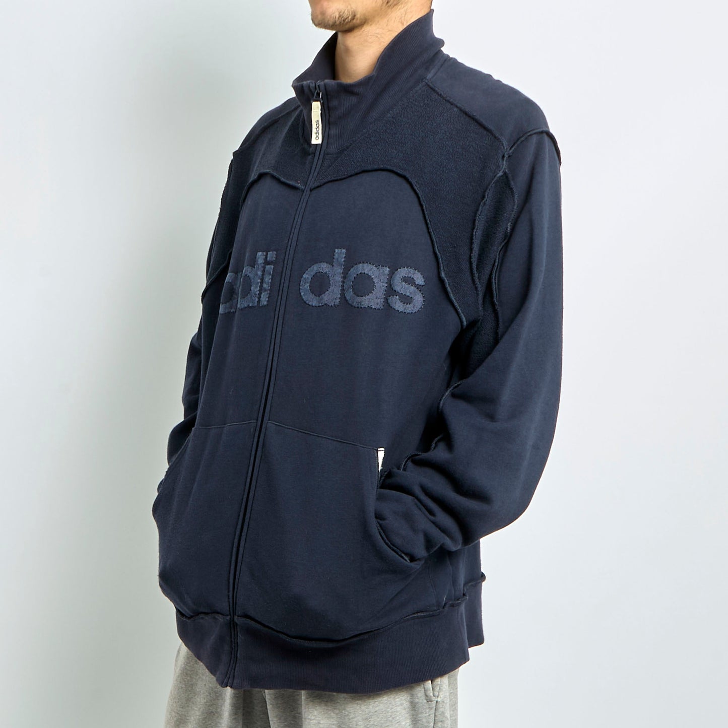 Adidas Spellout ZIp Up Hoodie - XL