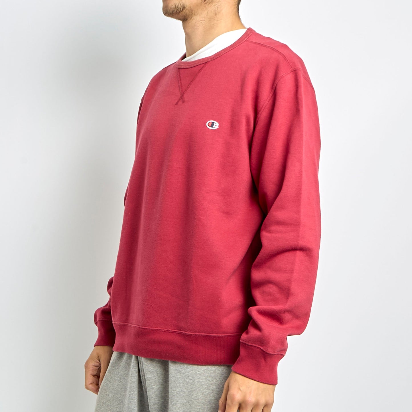 Champion Logo Crewneck Sweater - XL