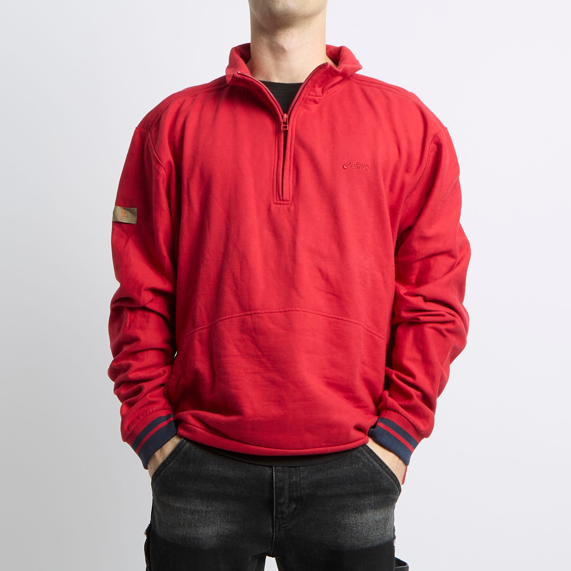 Asics Quarter Zip Jumper - XL