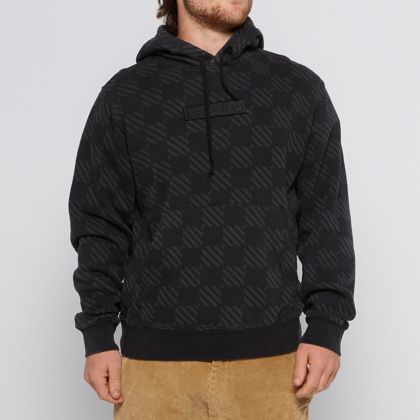 Nike Slogan Patch Hoodie - XS