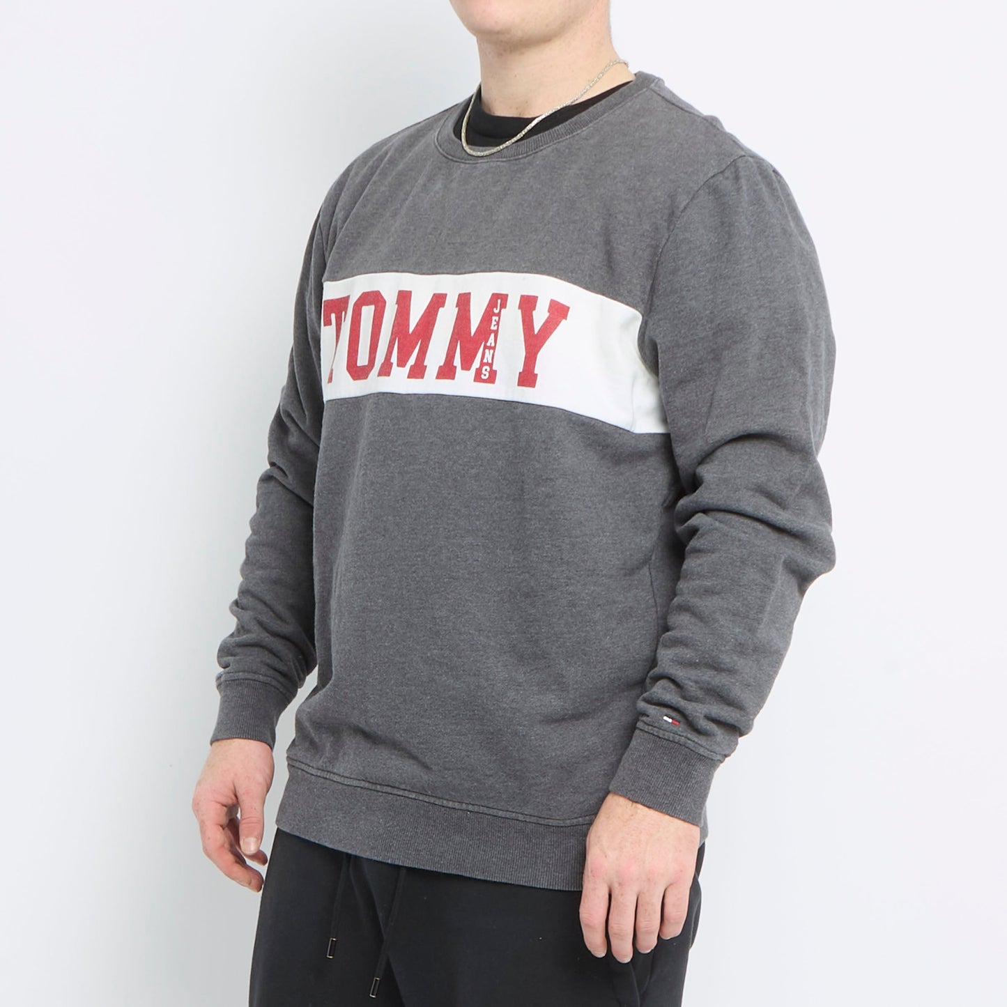 Tommy Hilfiger Spellout Crewneck Sweater - XXL