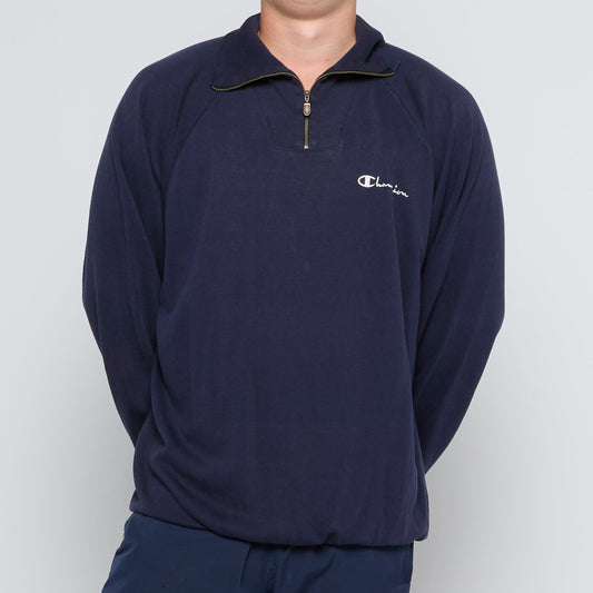 Champion Spellout Quarter Zip - XXL