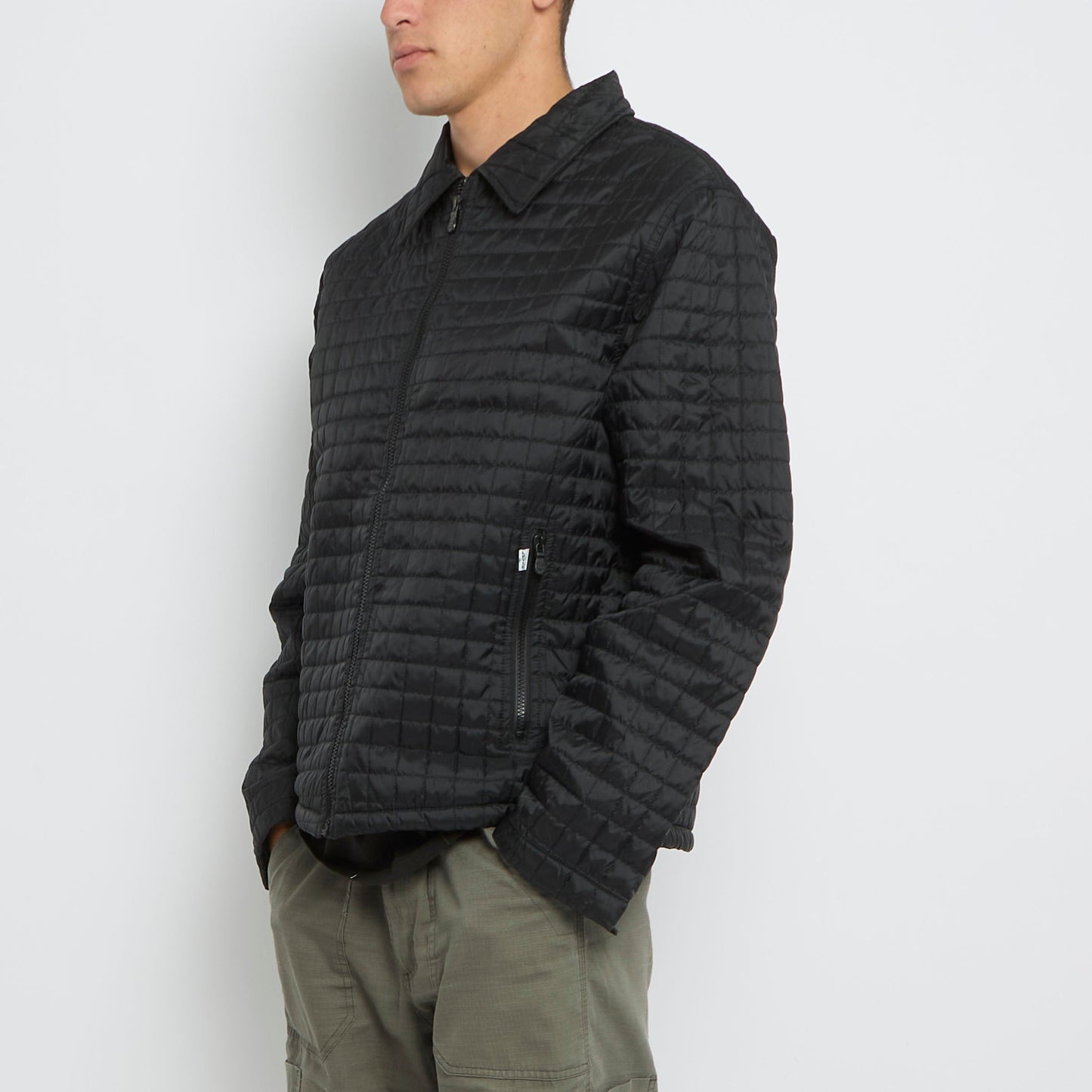 Levi's Fleece Lined Square Stitch Light Padded Jacket - L