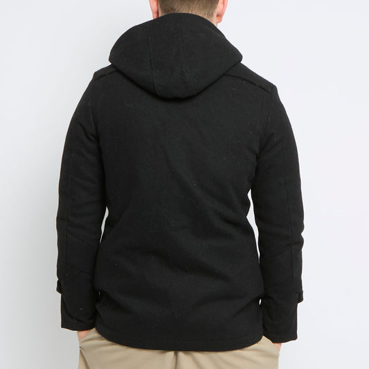 G-Star Hooded Wool Jacket - L