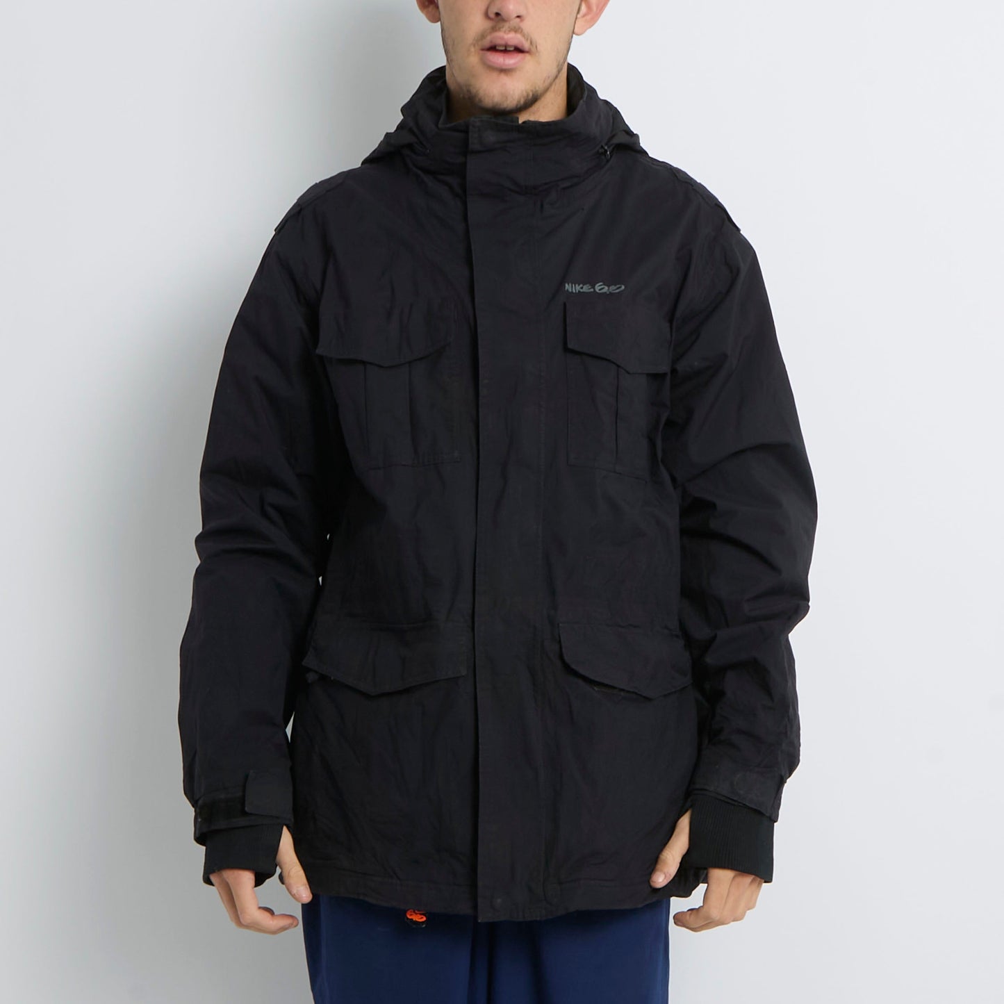 Nike Logo Windbreaker Jacket - L