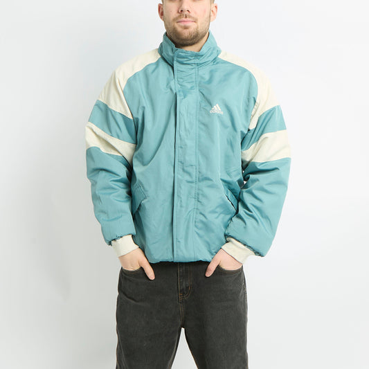 Adidas Block Colour Puffer Coat - L