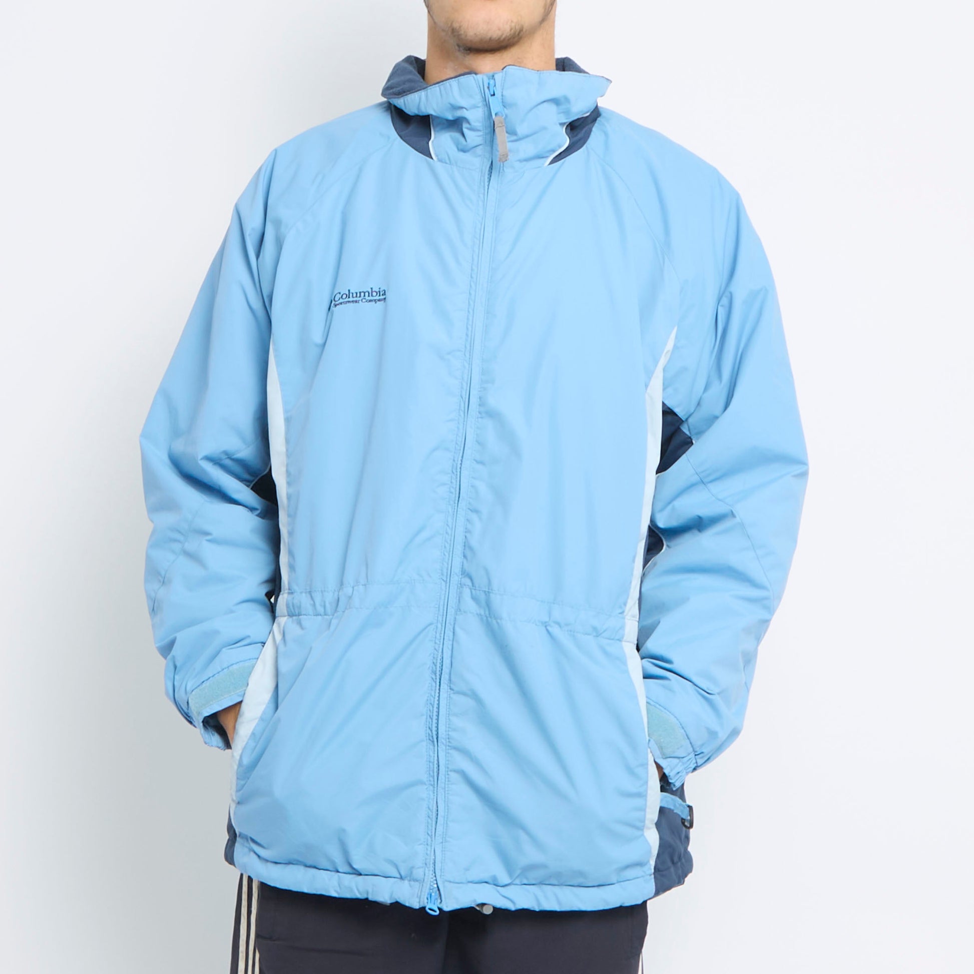 Columbia Fleece Lined Zip Up Jacket - L