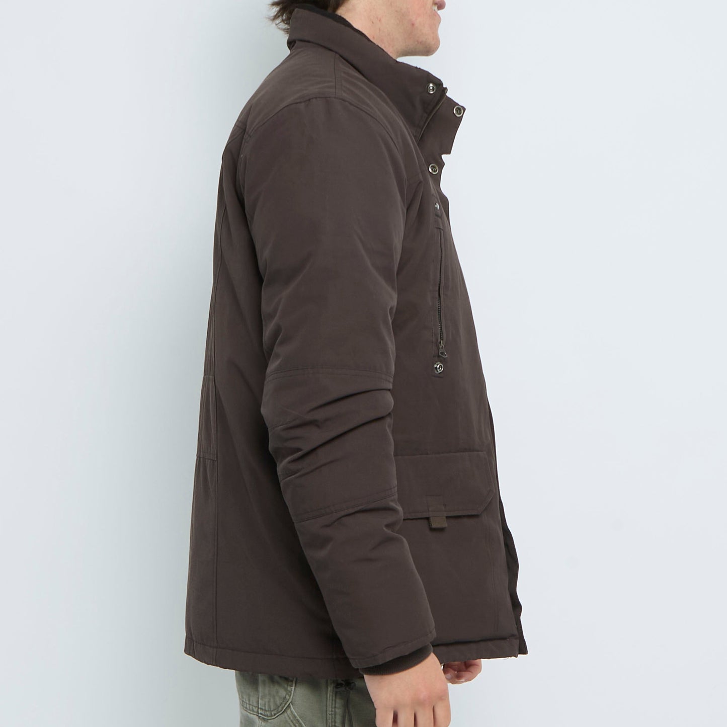 Levi Zip  Heavyweight Padded Jacket- L