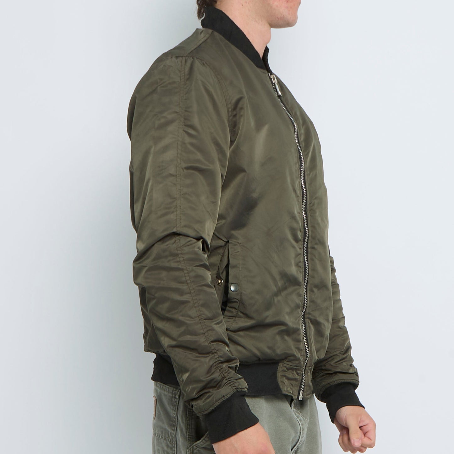 Full Zip Bomber Jacket - L