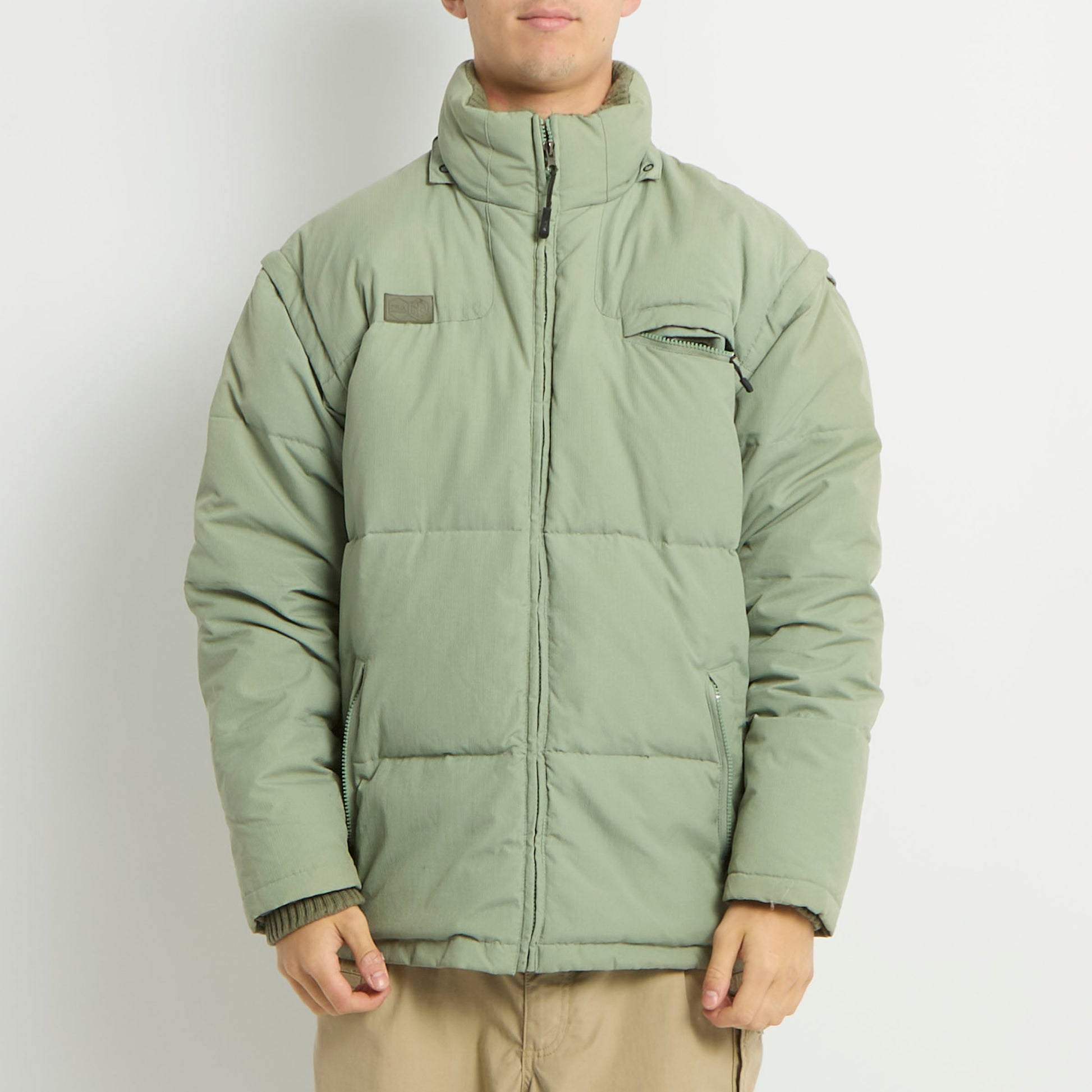 Fila Logo Puffer Jacket - L