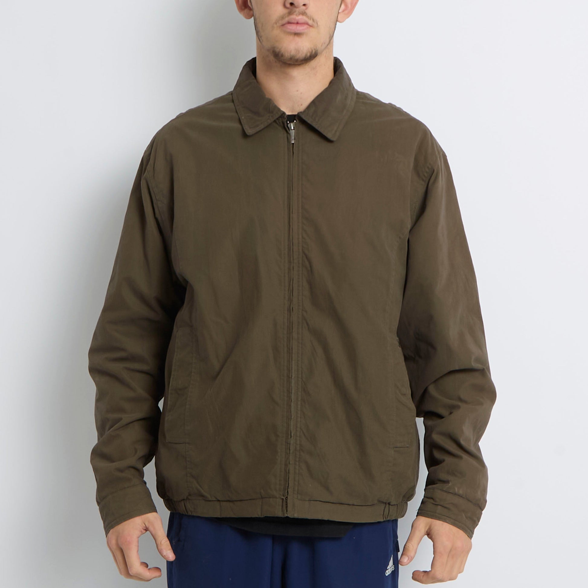 Izod Zip Up Bomber Jacket - L