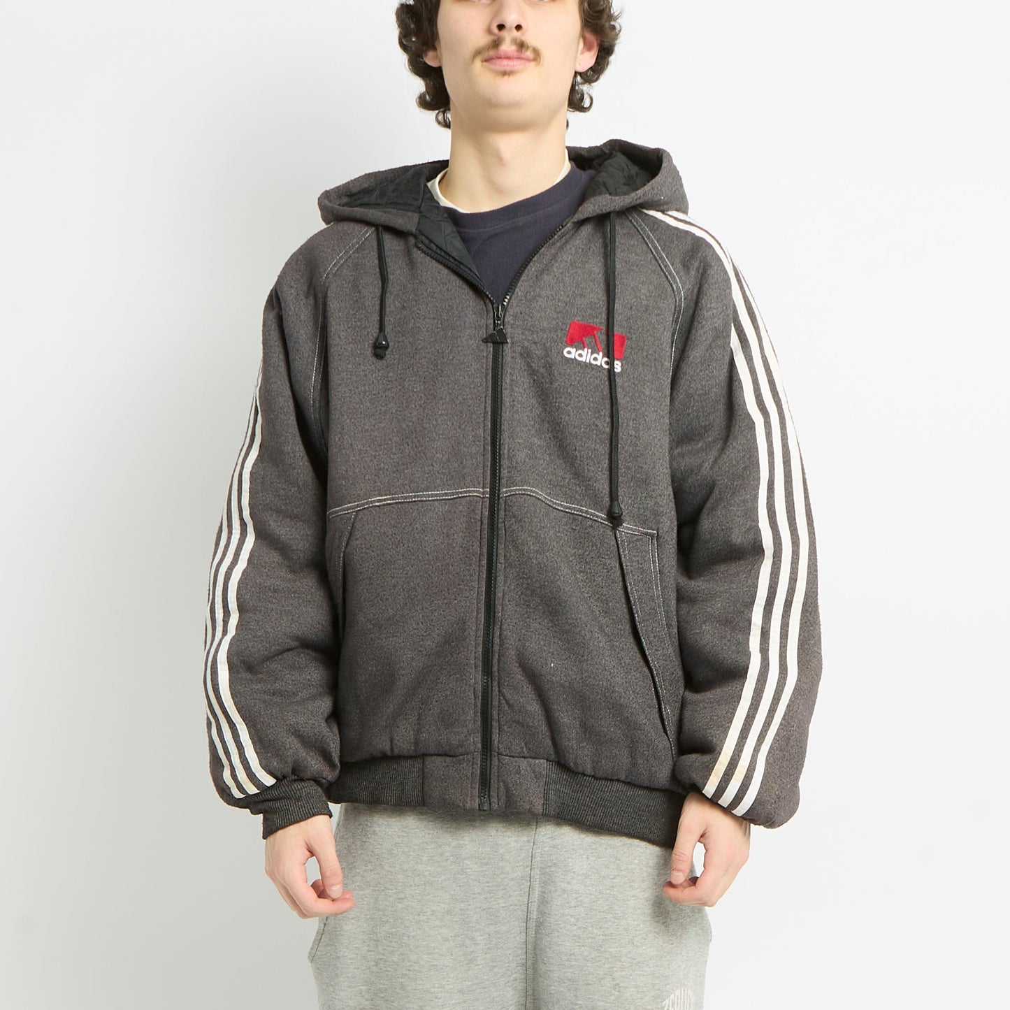 Adidas Hooded Jacket - L