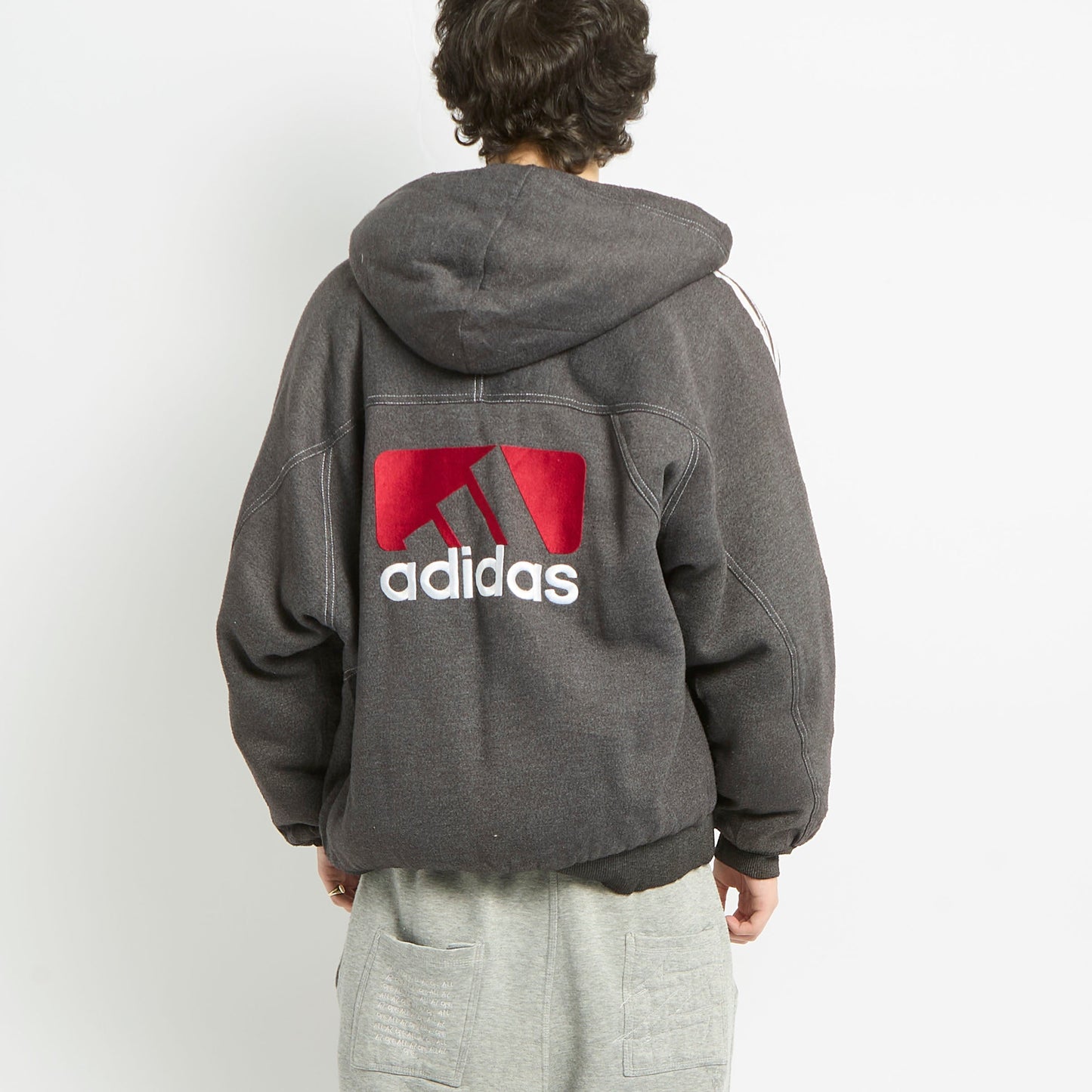 Adidas Hooded Jacket - L