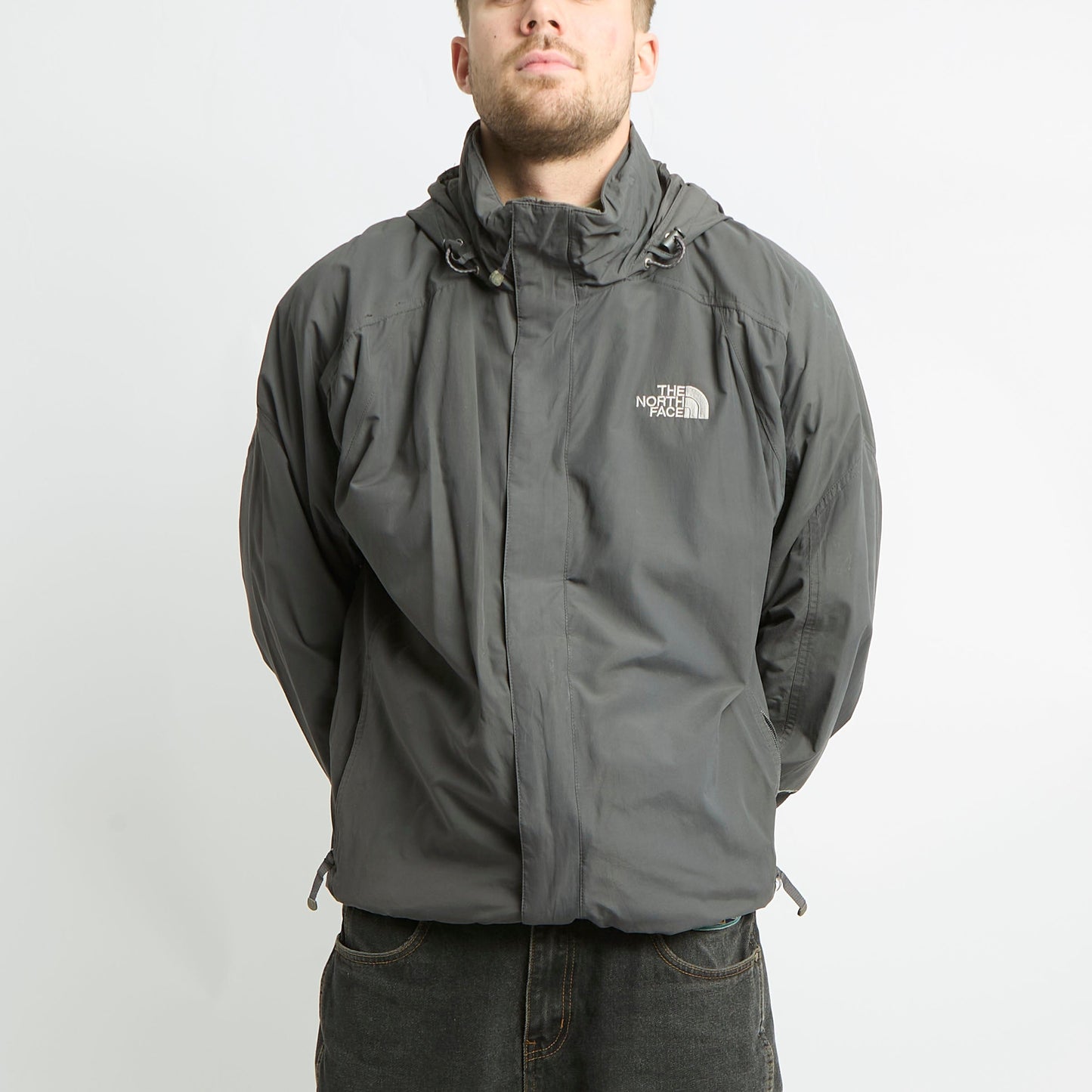 North Face Hooded Windbreaker - L