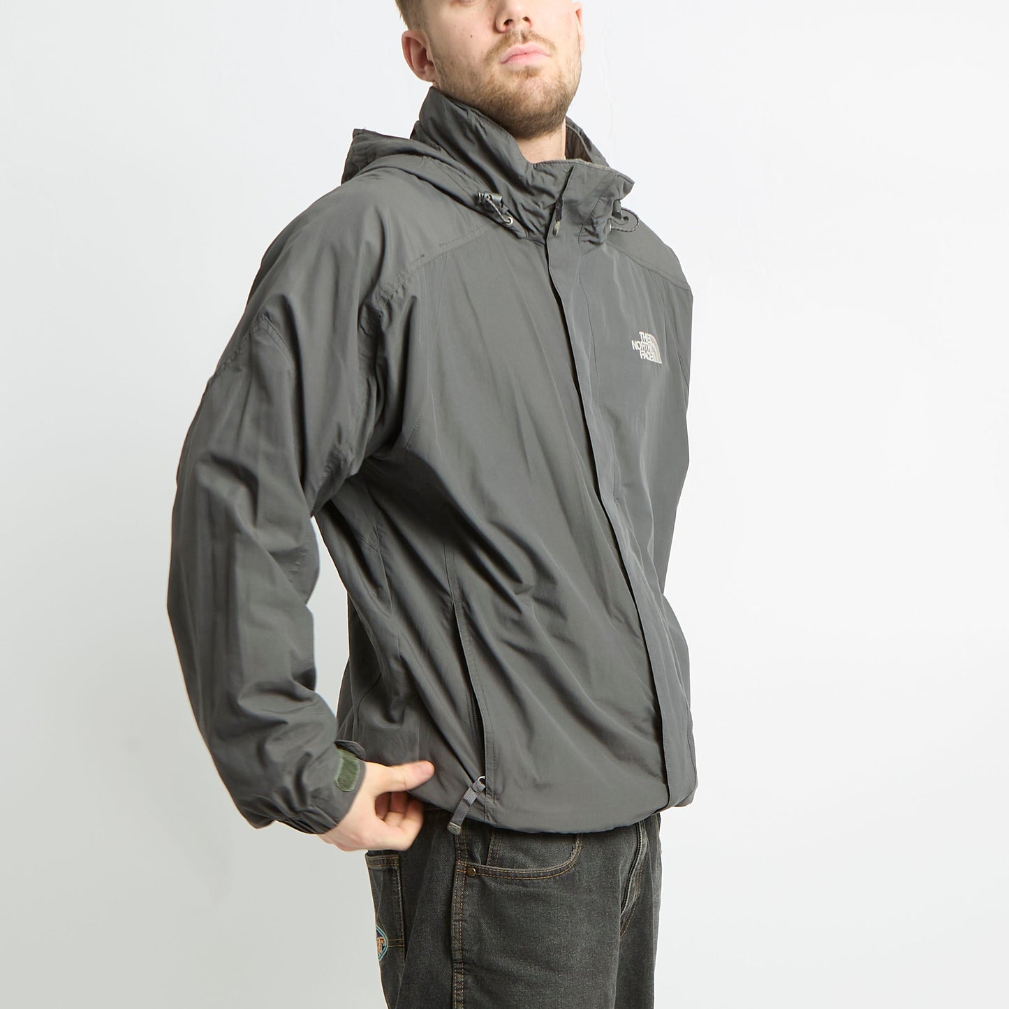 North Face Hooded Windbreaker - L