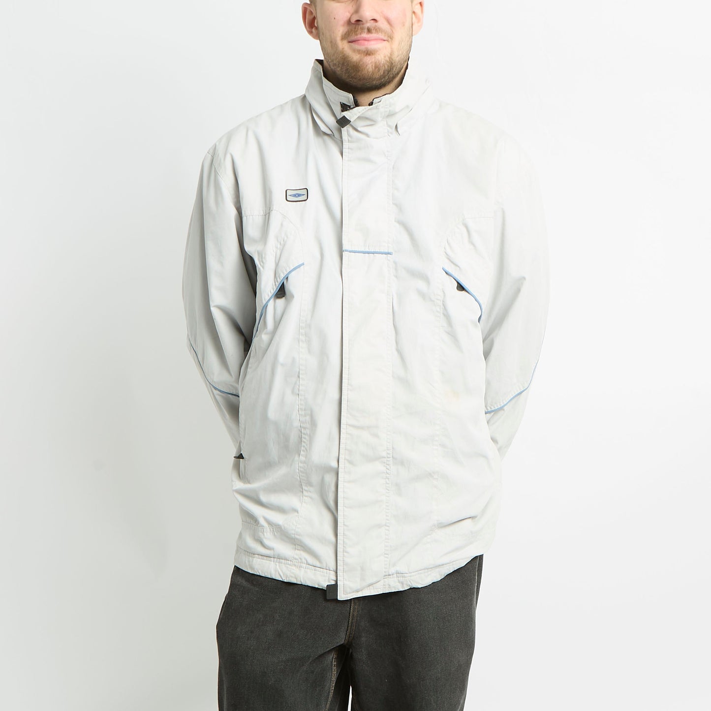 Umbro Blue Contrast Piping Jacket - L