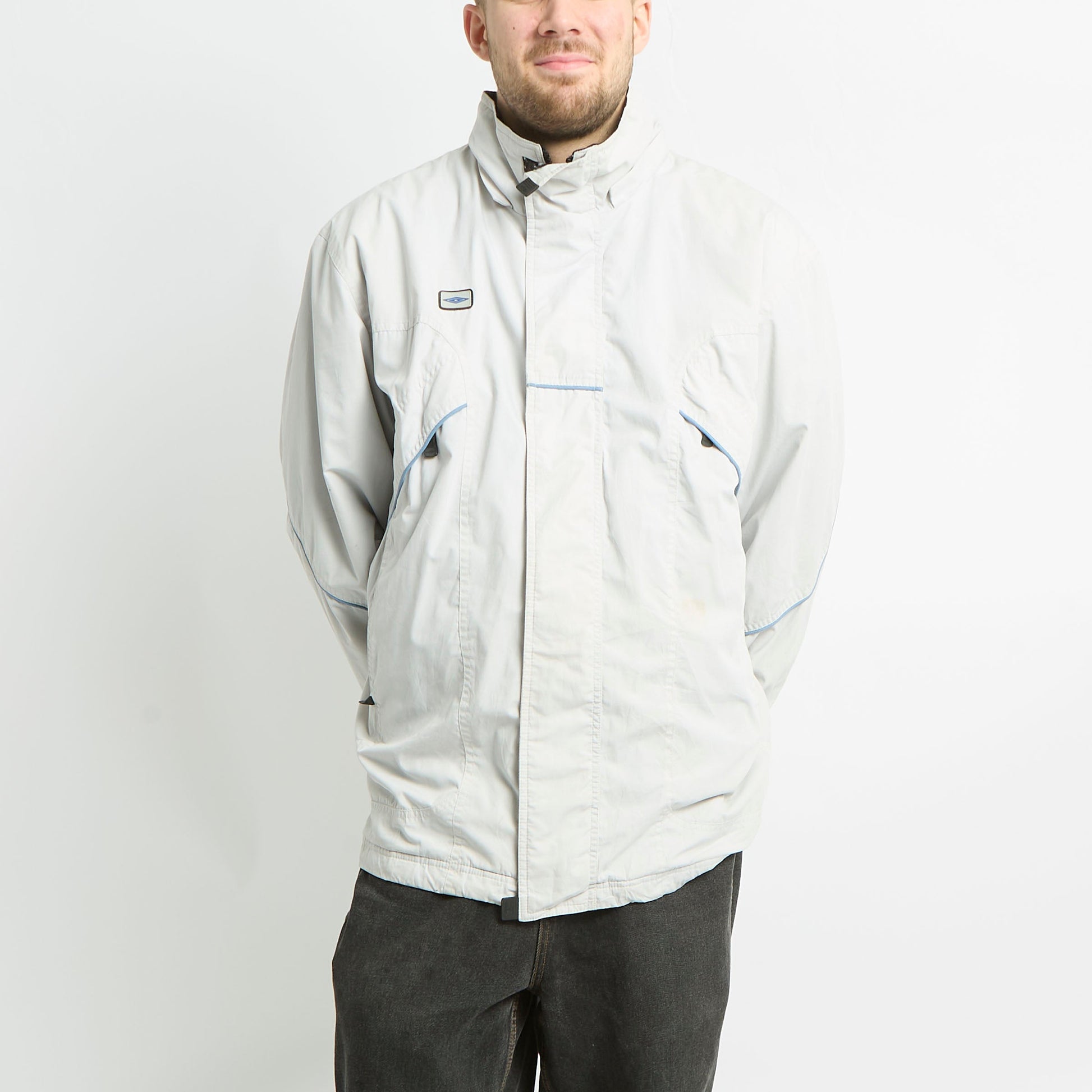 Umbro Blue Contrast Piping Jacket - L