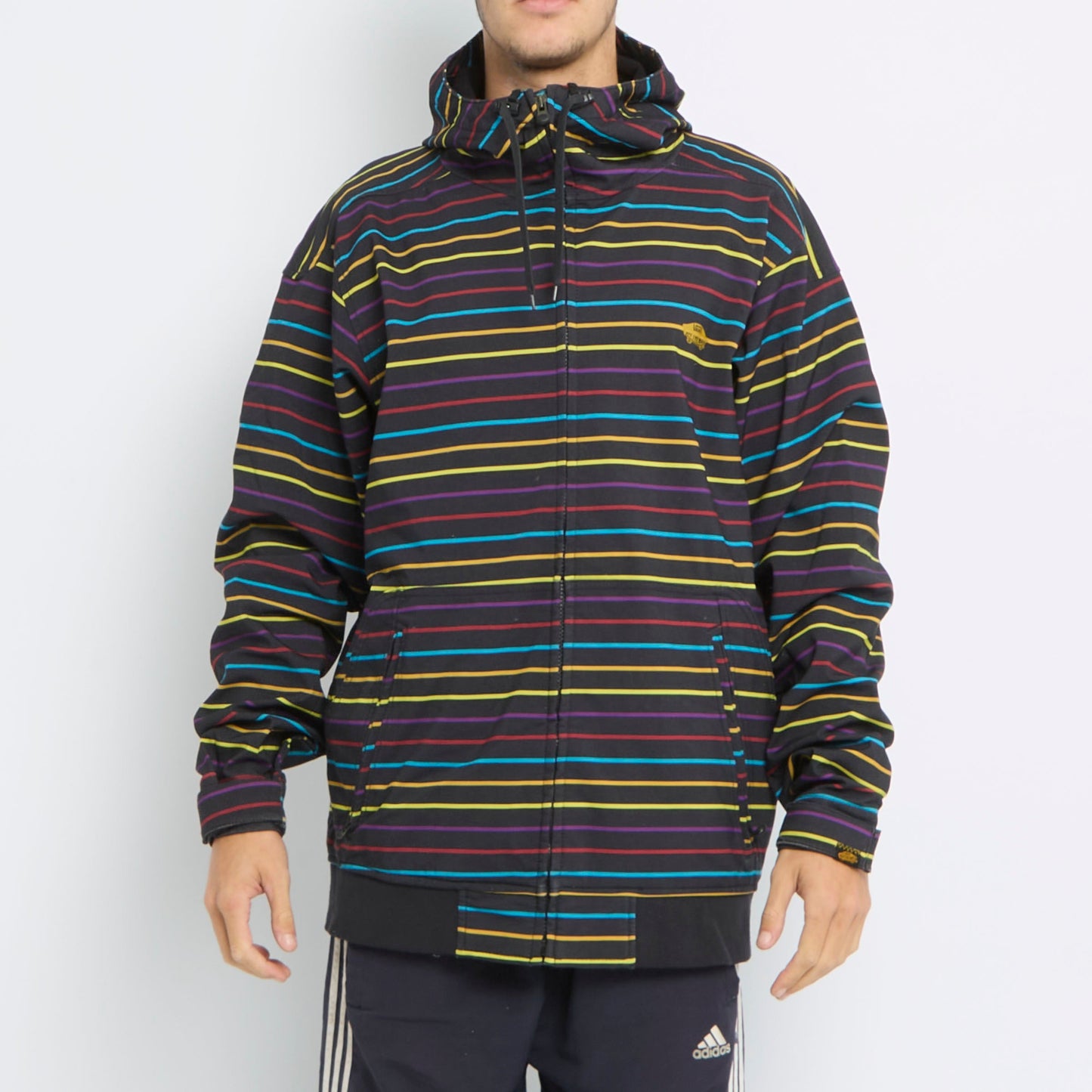 Vans Striped Hooded Jacket - L