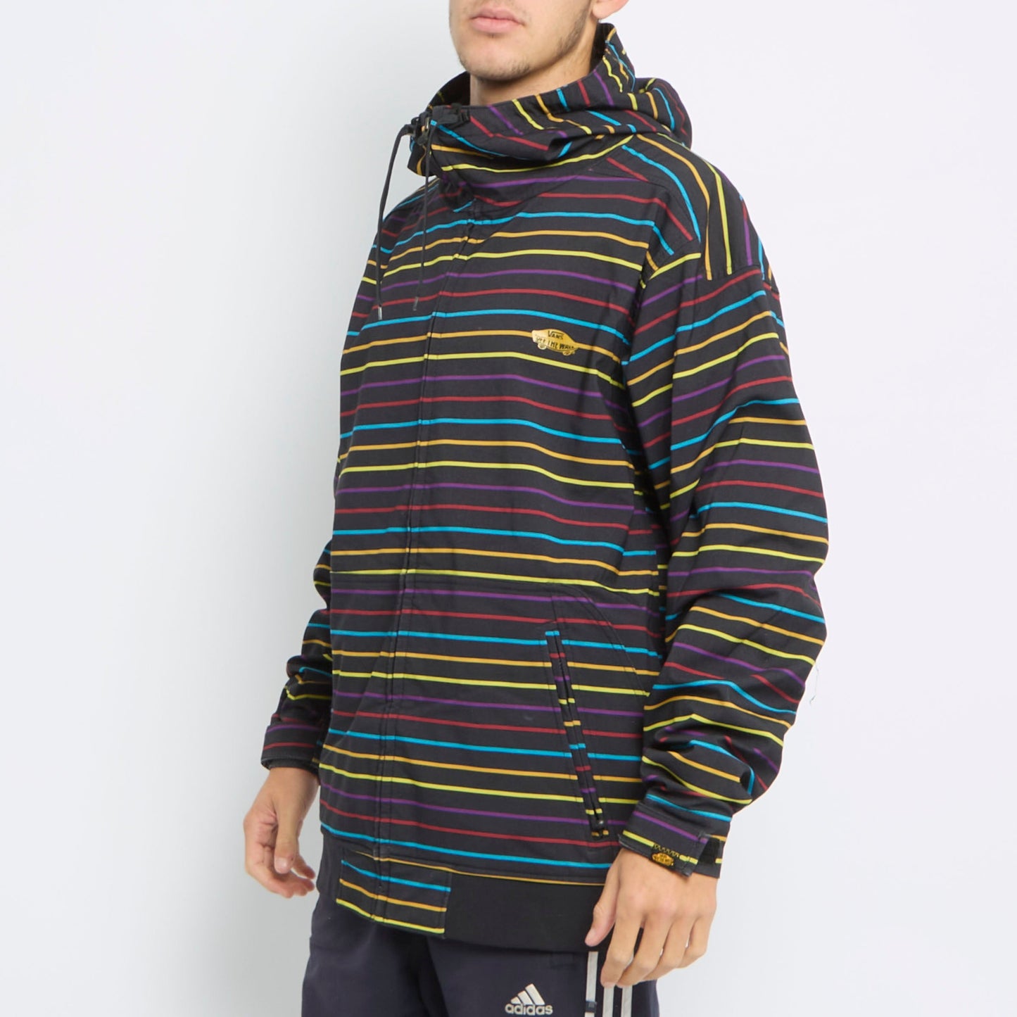 Vans Striped Hooded Jacket - L