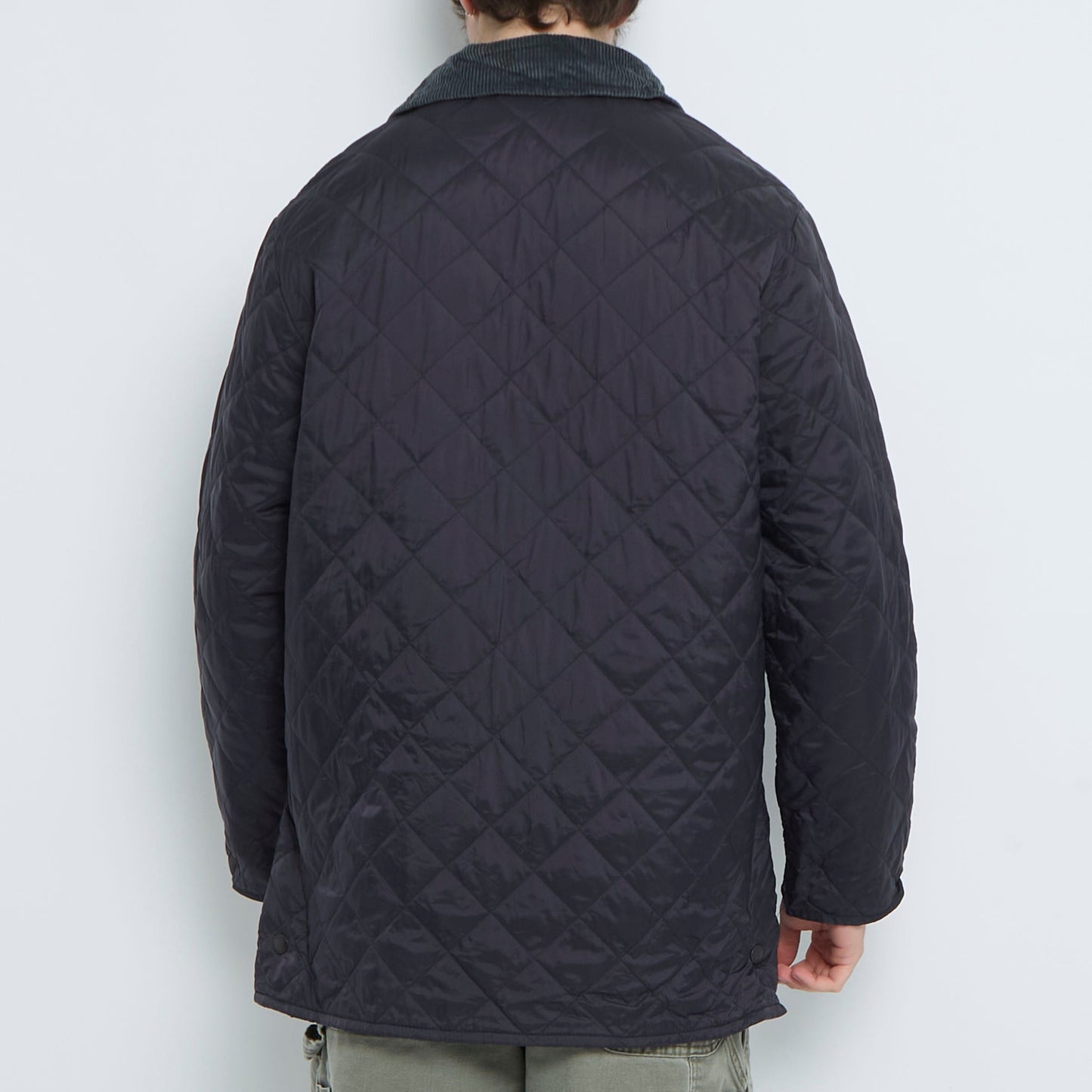 Barbour Diamond Stitch Popper  Jacket - L