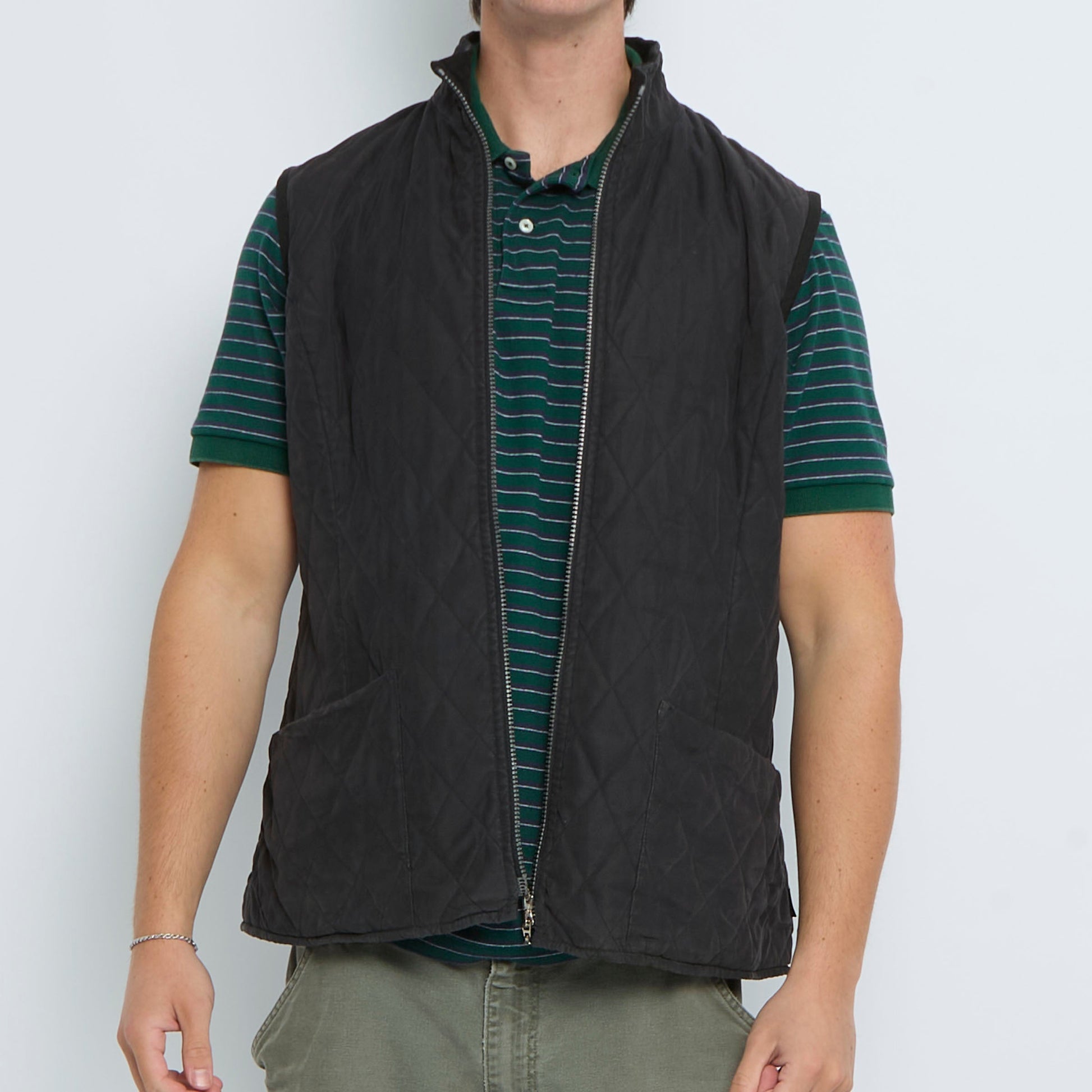 Barbour Diamond Stitch Gilet - L