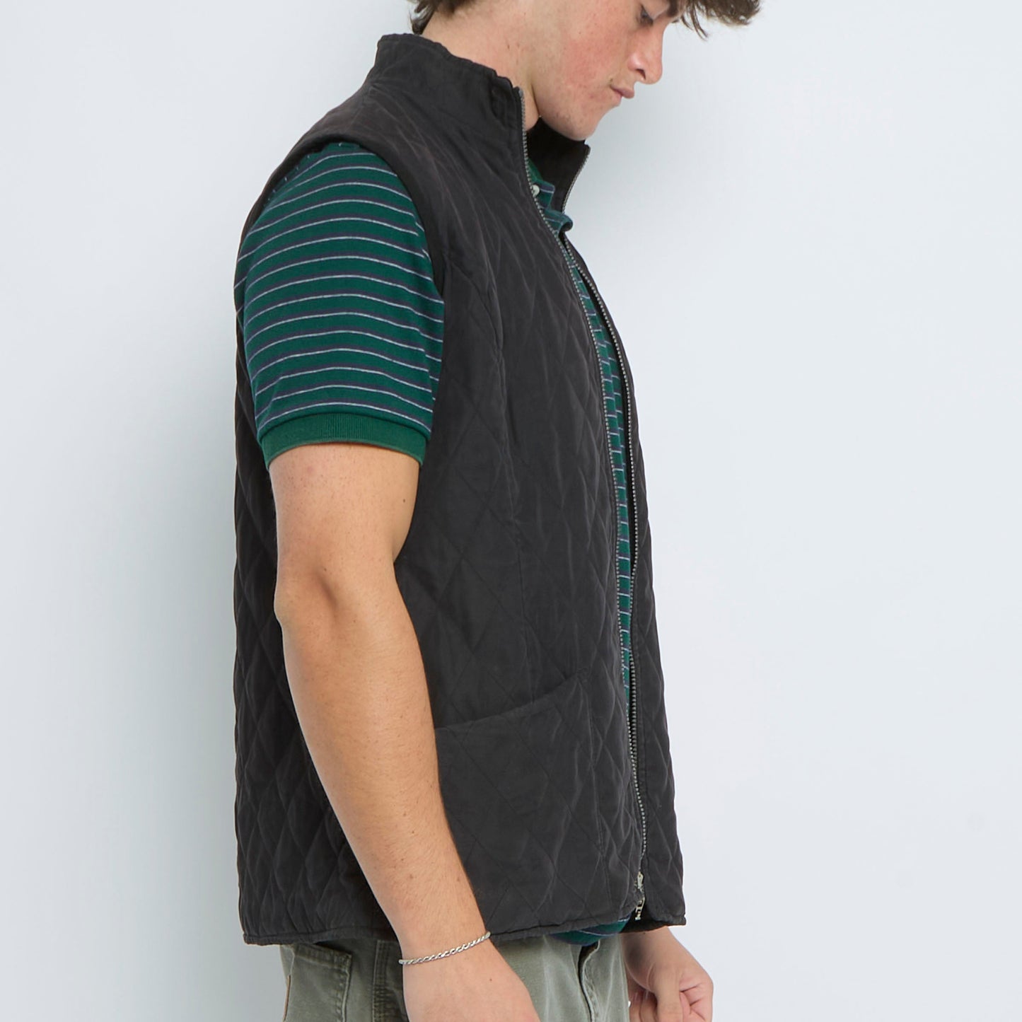 Barbour Diamond Stitch Gilet - L