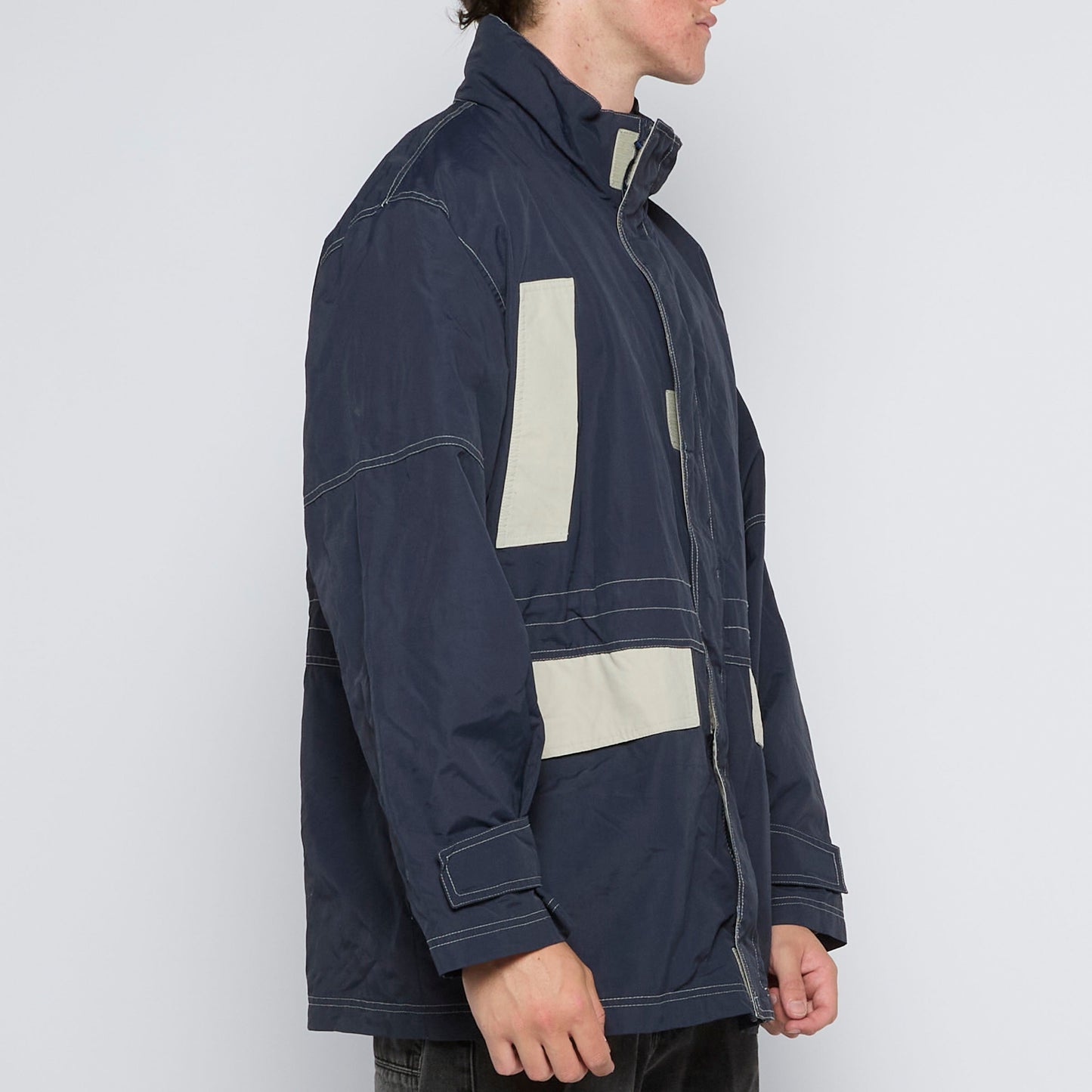 Contrast Panel Jacket - L