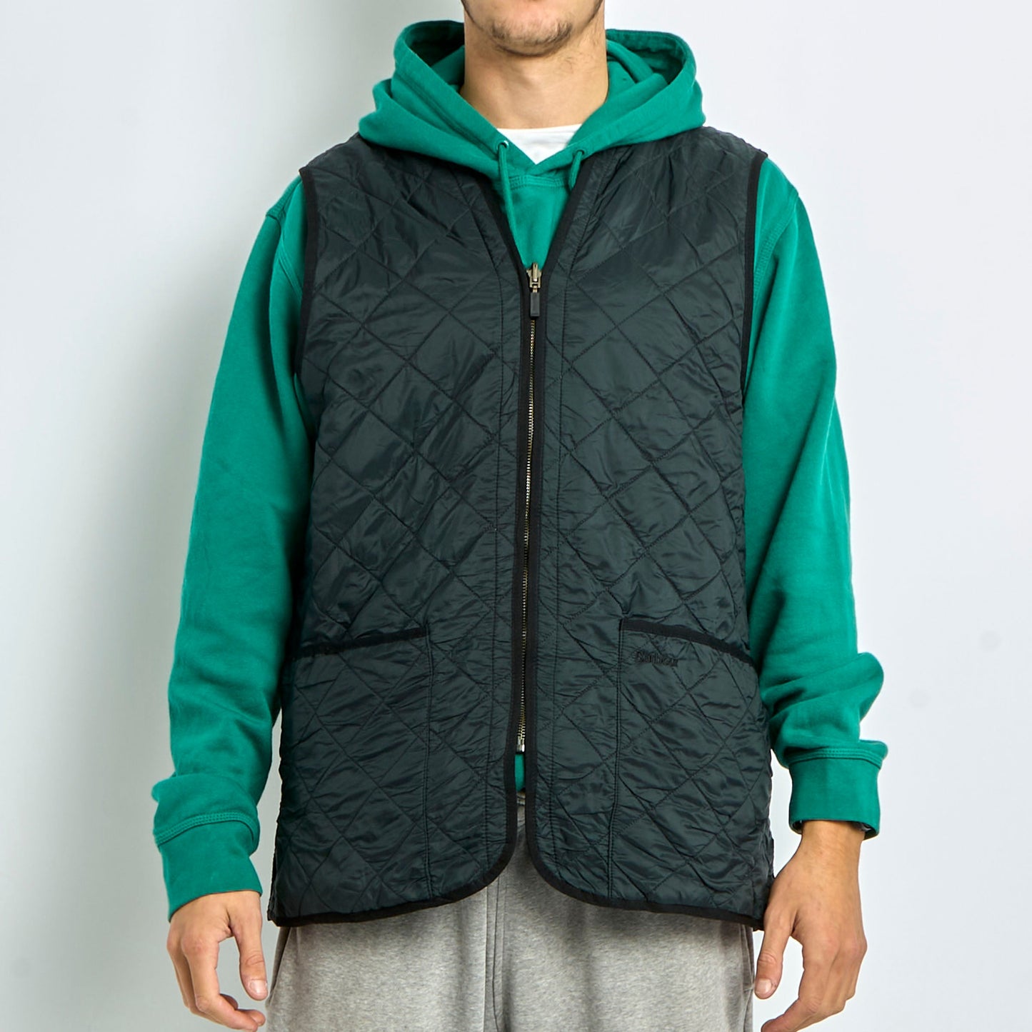 Quilted Fluff Lined Gilet - L