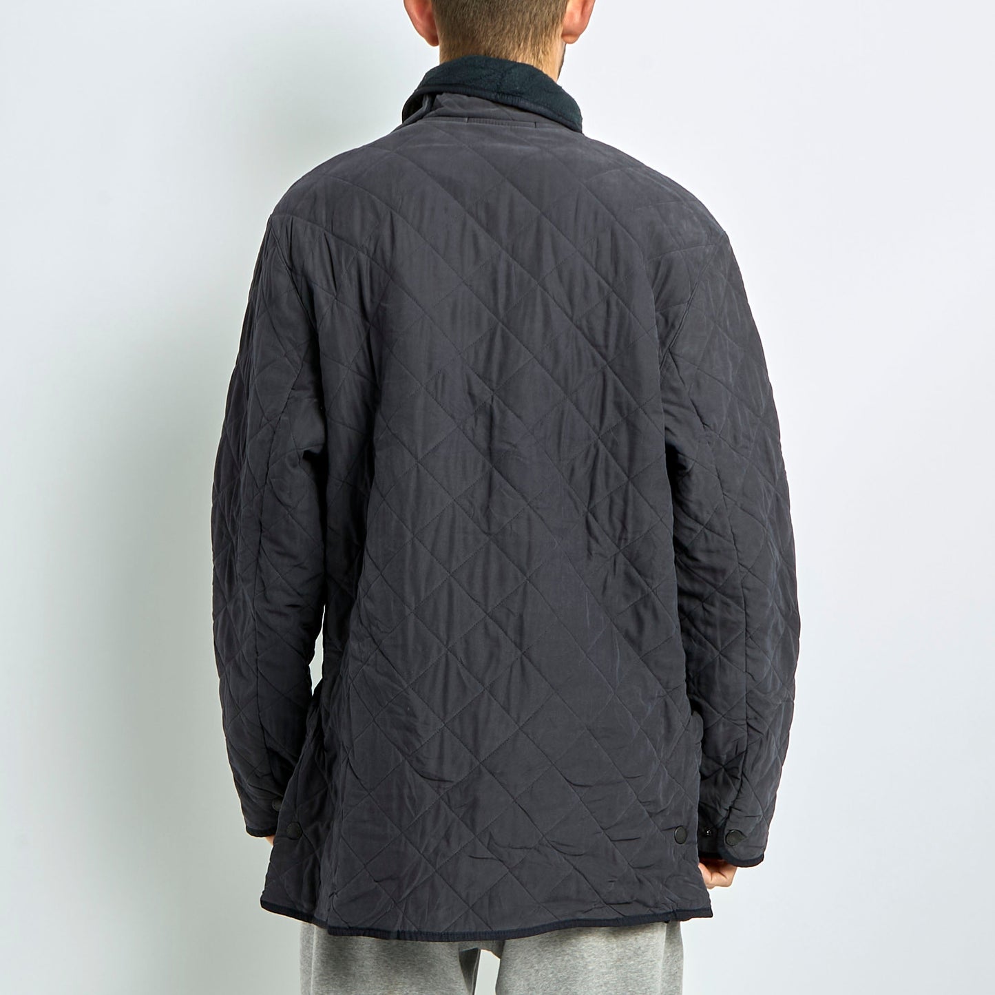 Soft Lined Quilted Barbour Jacket - L