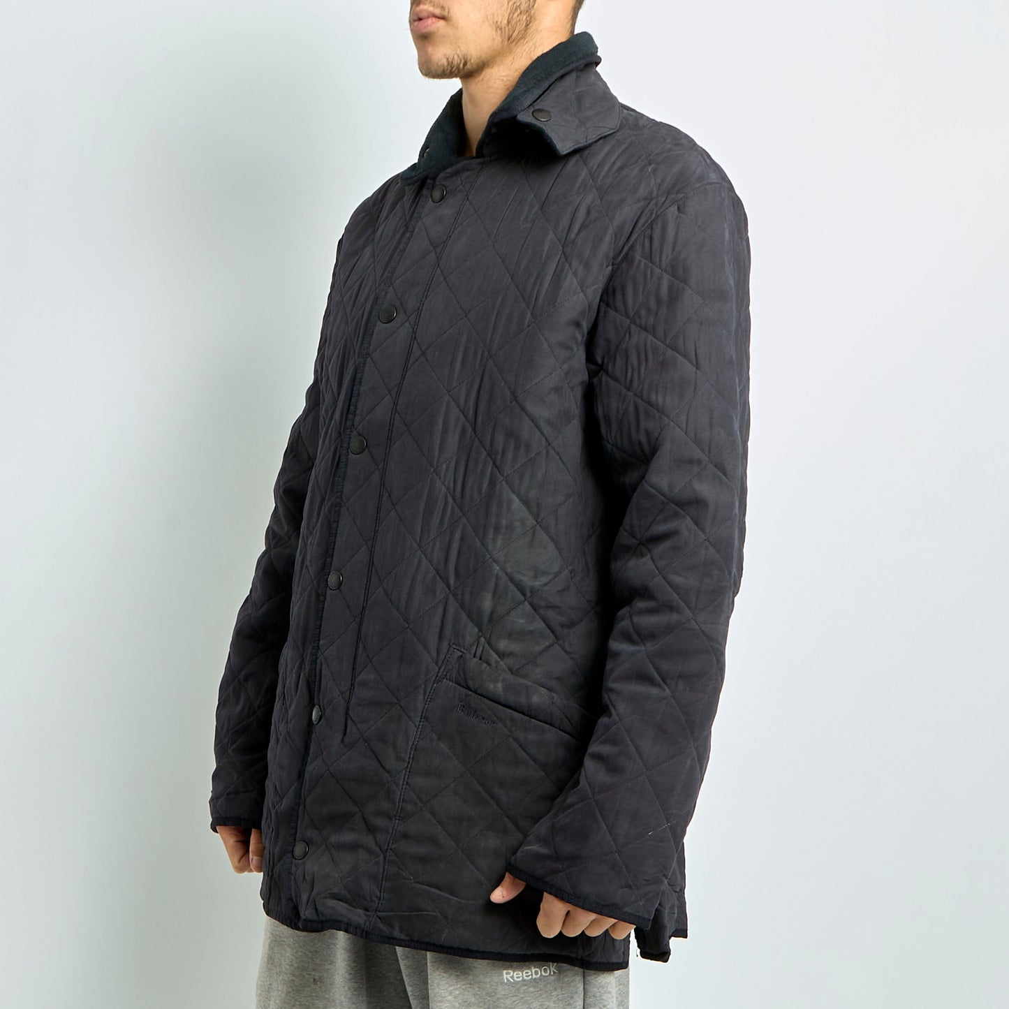 Soft Lined Quilted Barbour Jacket - L