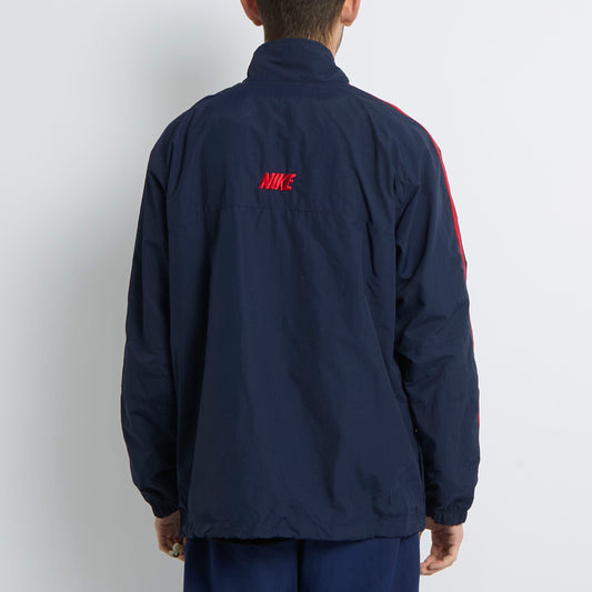 Nike Logo Zip Windbreaker Jacket - L