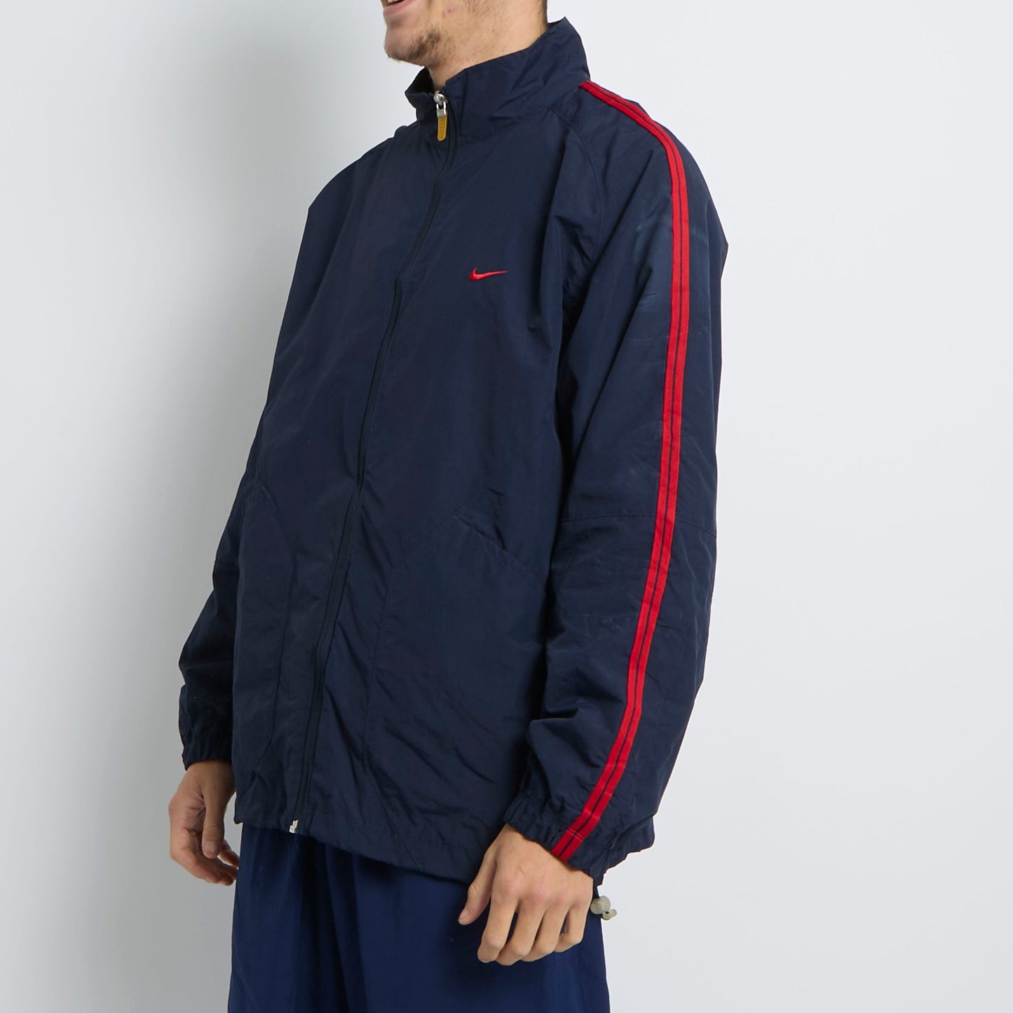 Nike Logo Zip Windbreaker Jacket - L